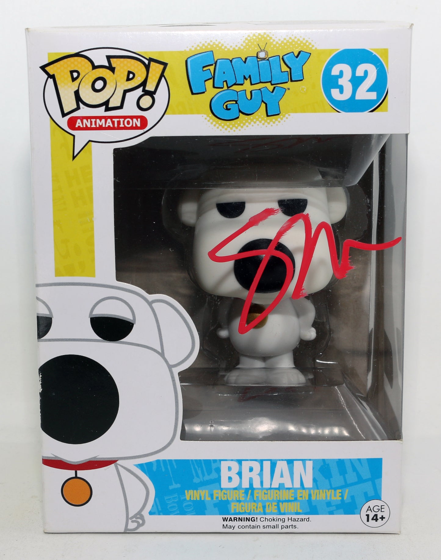 
                  
                    Seth Macfarlane as Brian Griffin in Family Guy Signed Funko POP! #32
                  
                