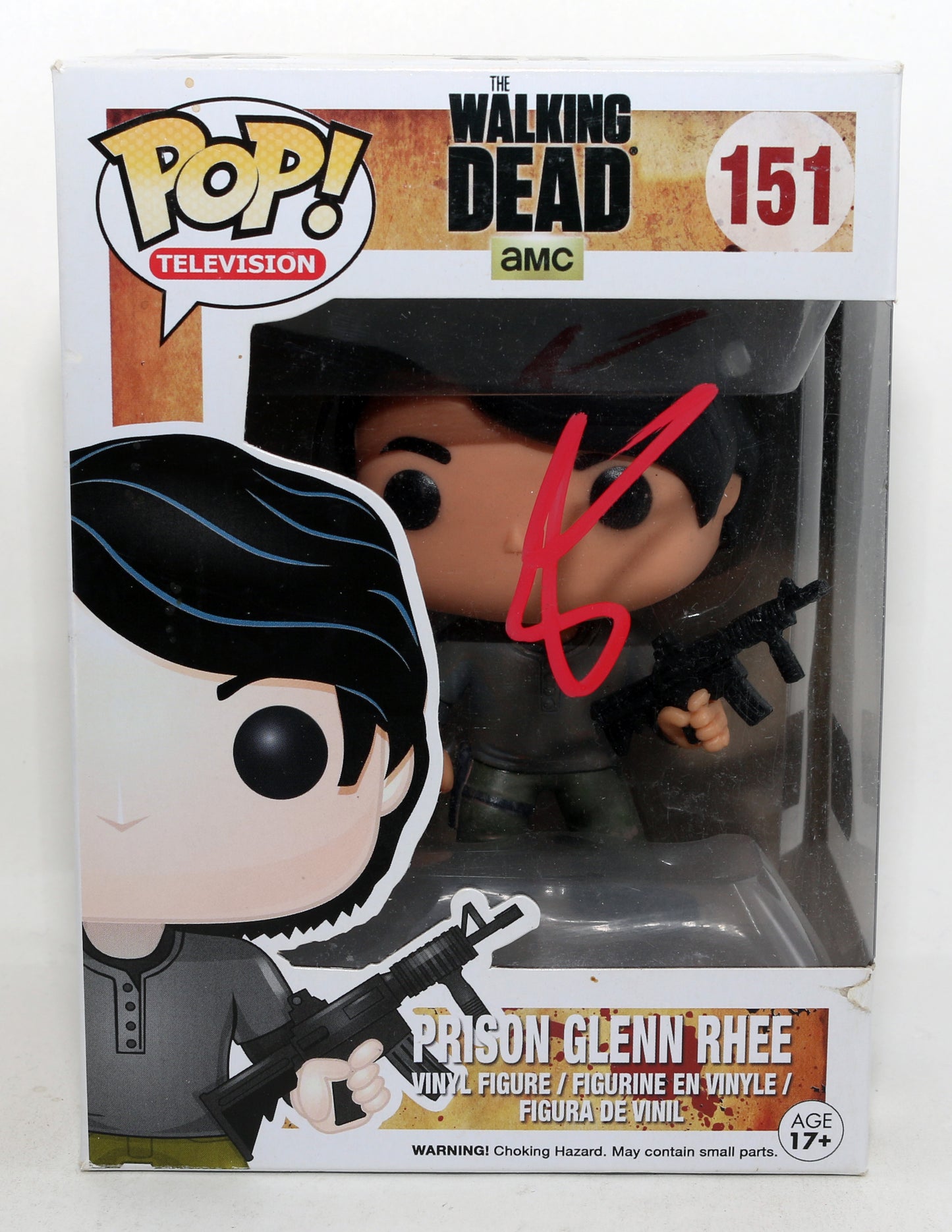 
                  
                    Steven Yeun as Glenn Rhee in The Walking Dead (SWAU) Signed Funko POP! #151
                  
                