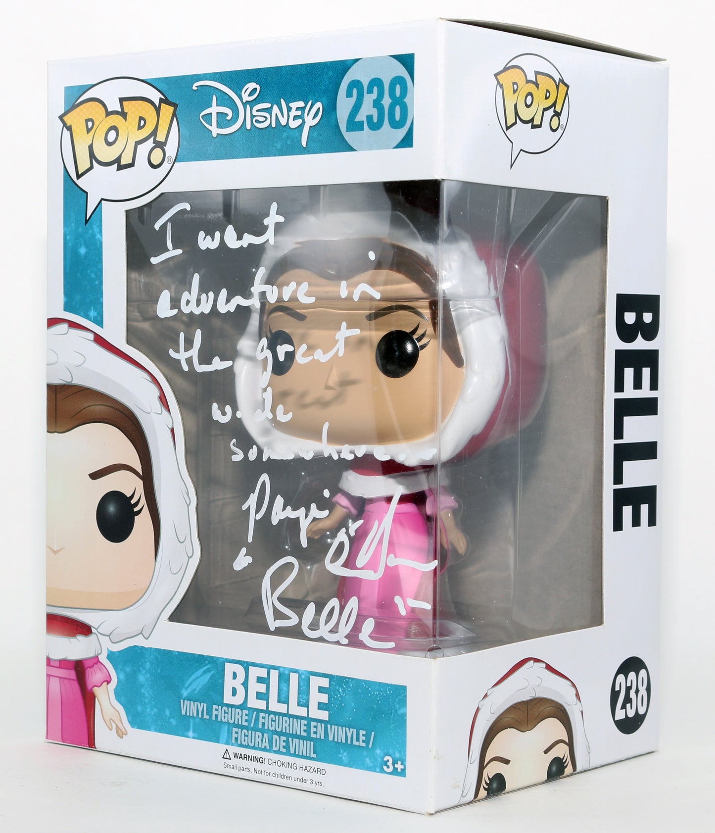 
                  
                    Paige O'Hara as Belle in Beauty & the Beast Signed Funko POP! #238 with Character Name & Quote
                  
                
