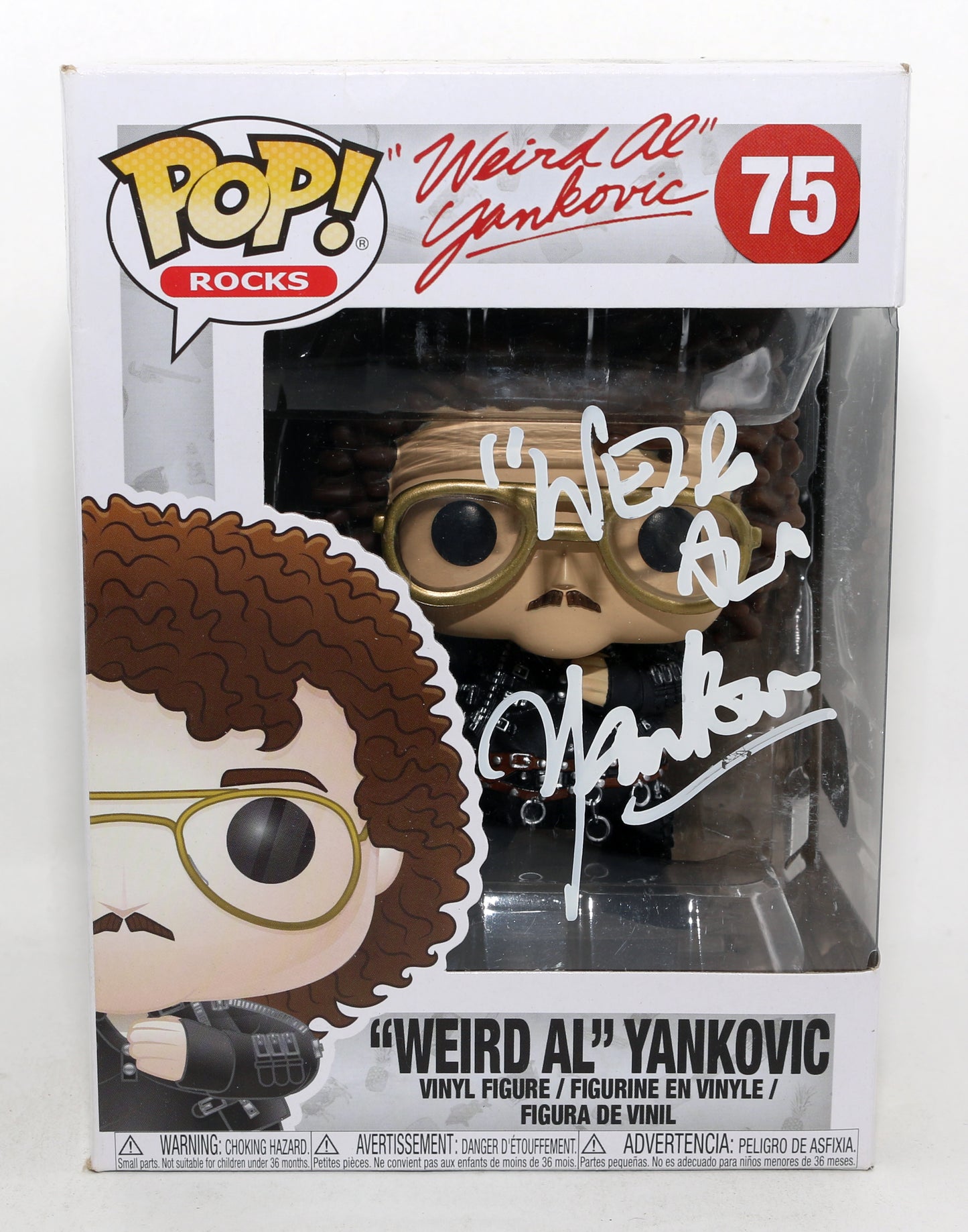 
                  
                    "Weird Al" Yankovic Singer & Musician (SWAU) Signed Funko POP! #75
                  
                