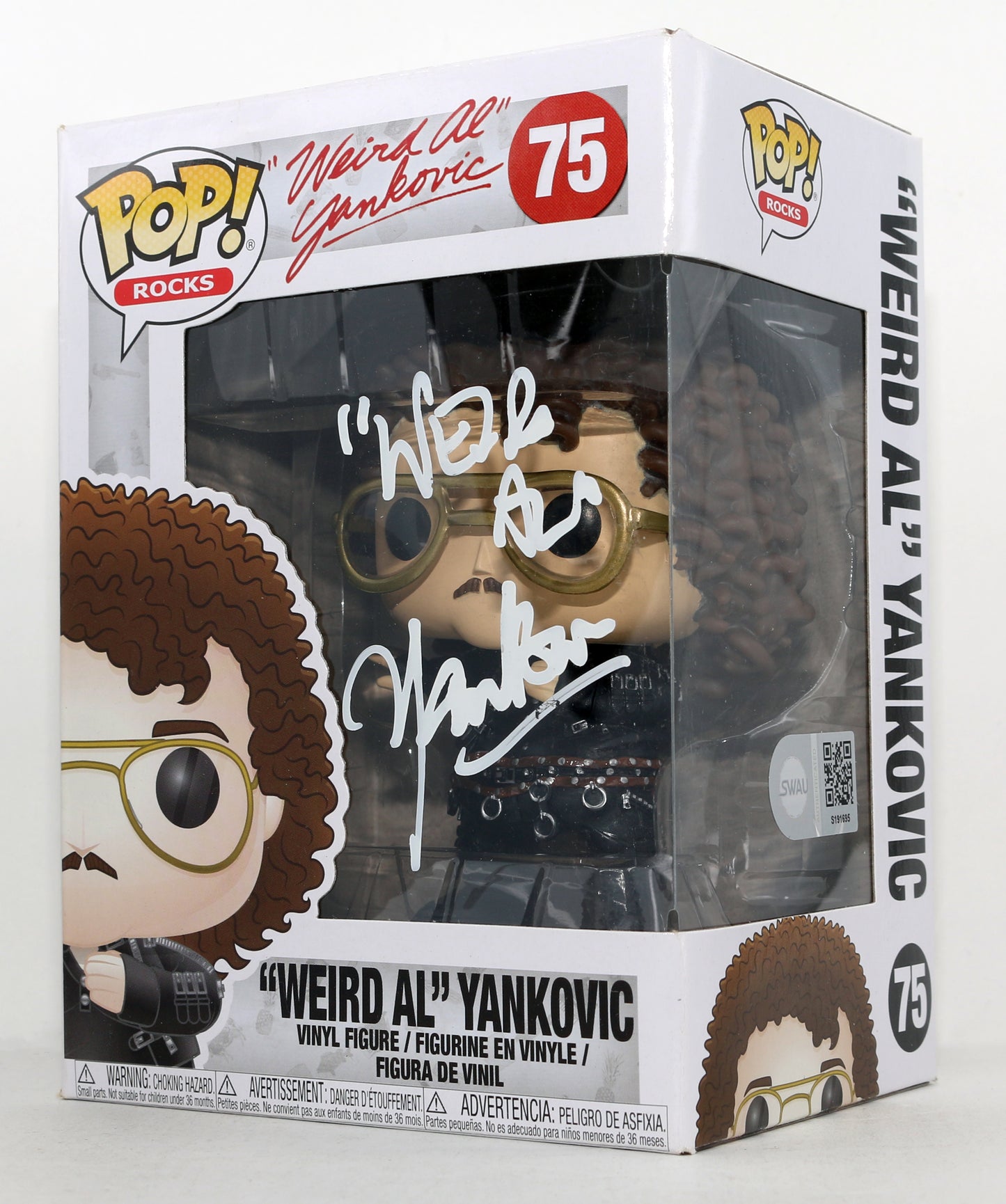 
                  
                    "Weird Al" Yankovic Singer & Musician (SWAU) Signed Funko POP! #75
                  
                