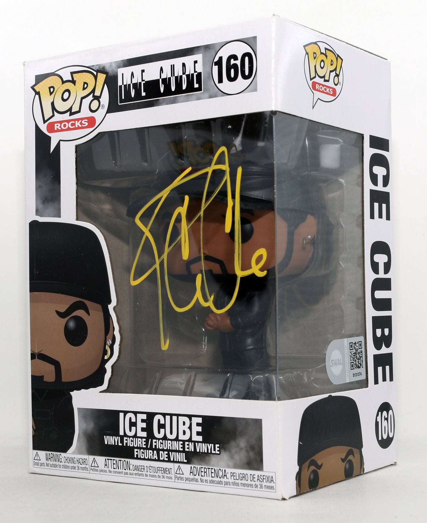 
                  
                    Ice Cube Rapper from N.W.A., Songwriter, & Actor (SWAU) Signed Funko POP! #160
                  
                