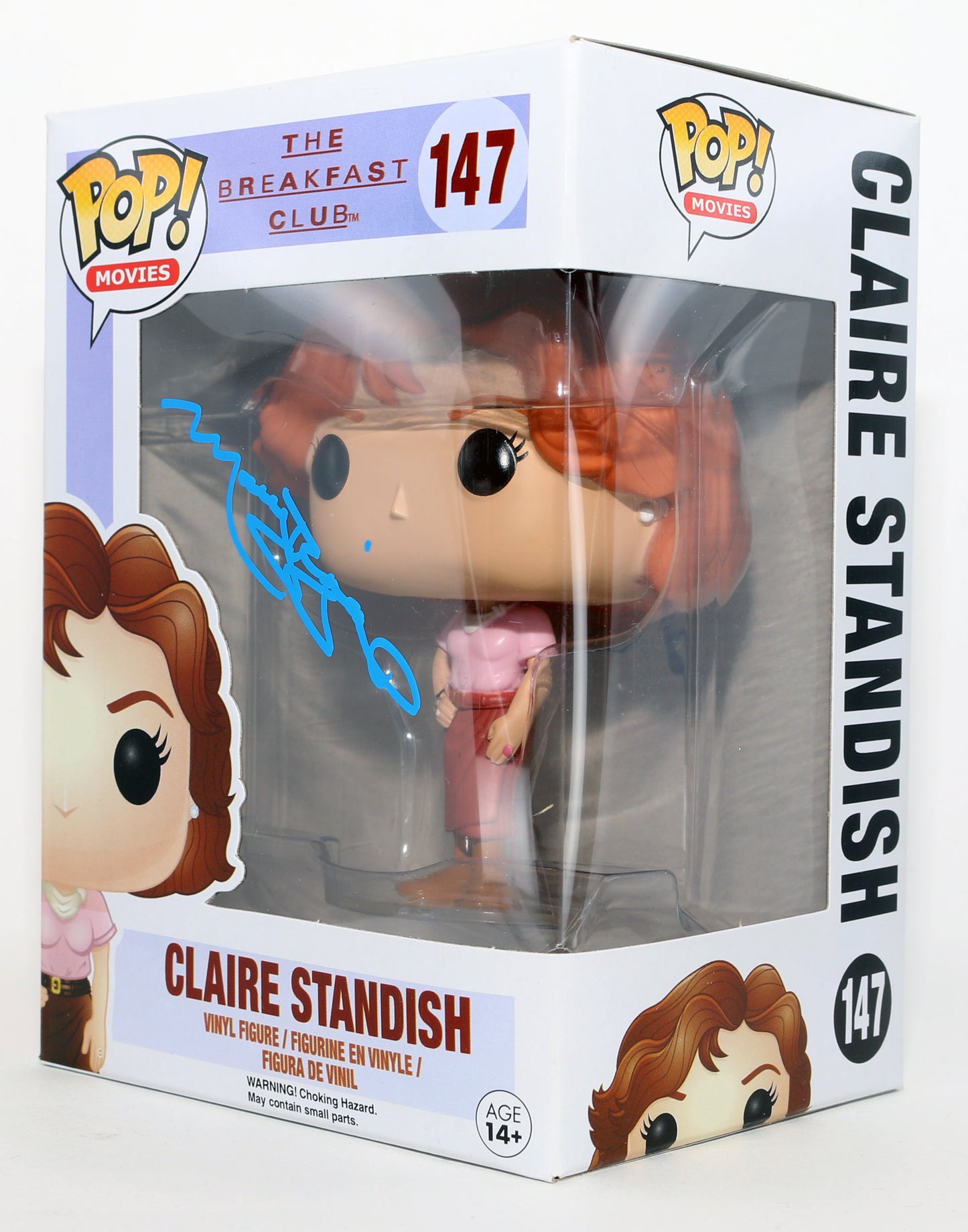 
                  
                    Molly Ringwald as Claire Standish in The Breakfast Club Signed Funko POP! #147
                  
                