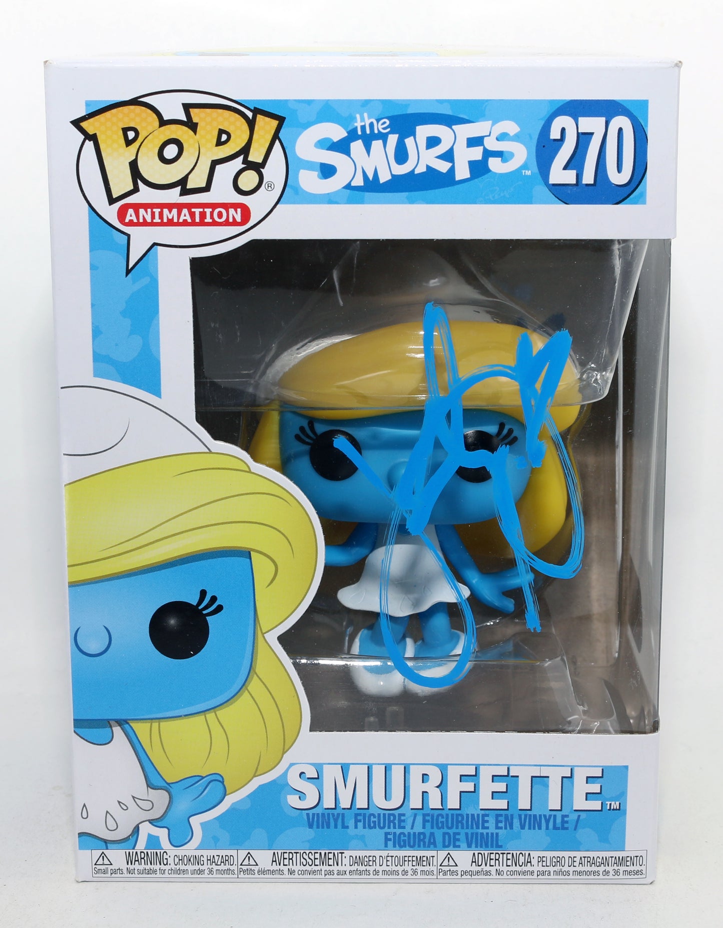 
                  
                    Katy Perry as Smurfette in The Smurfs (SWAU) Signed Funko POP! #270
                  
                