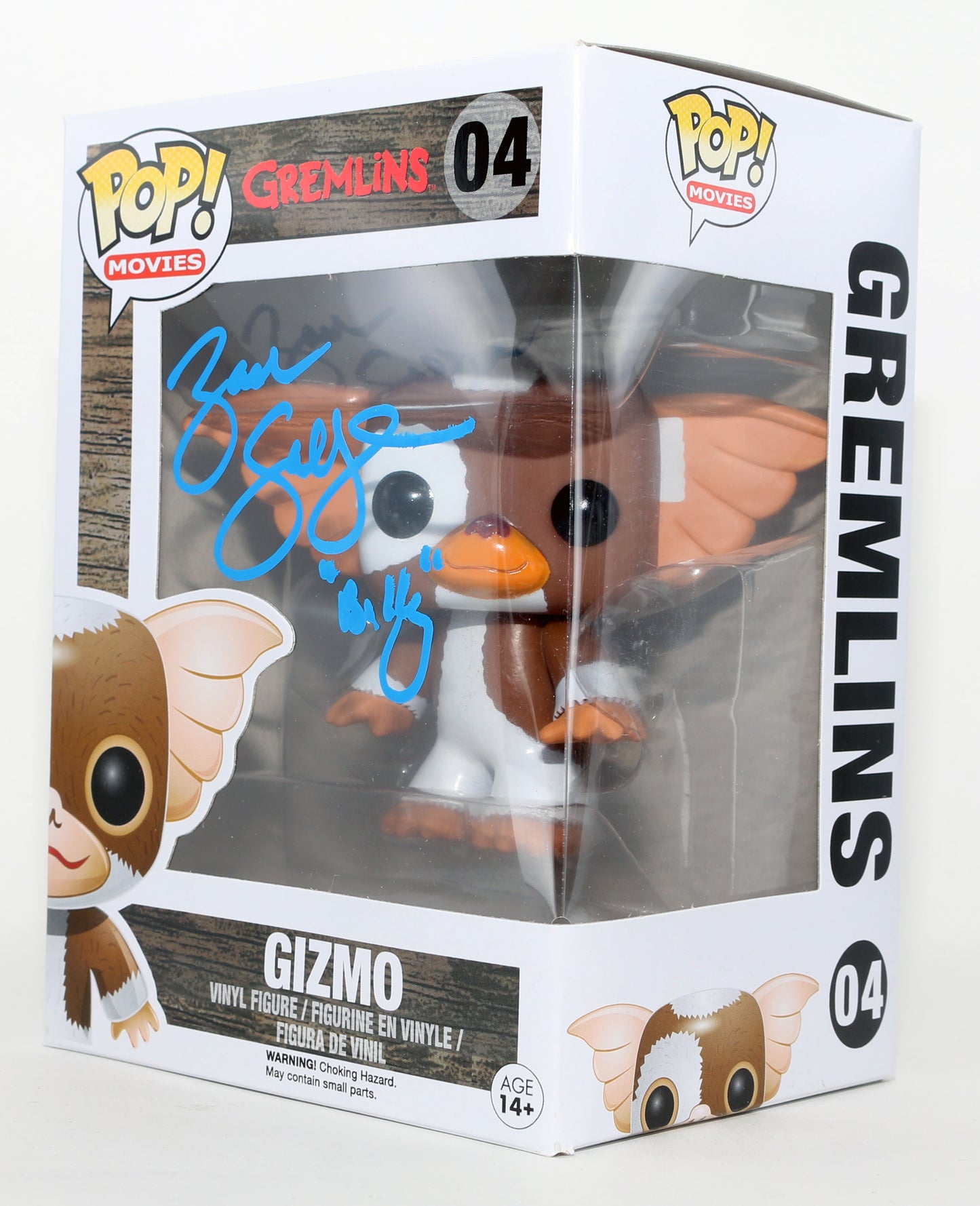 
                  
                    Zach Galligan as Billy in Gremlins Signed Funko POP! #04 with Character Name
                  
                