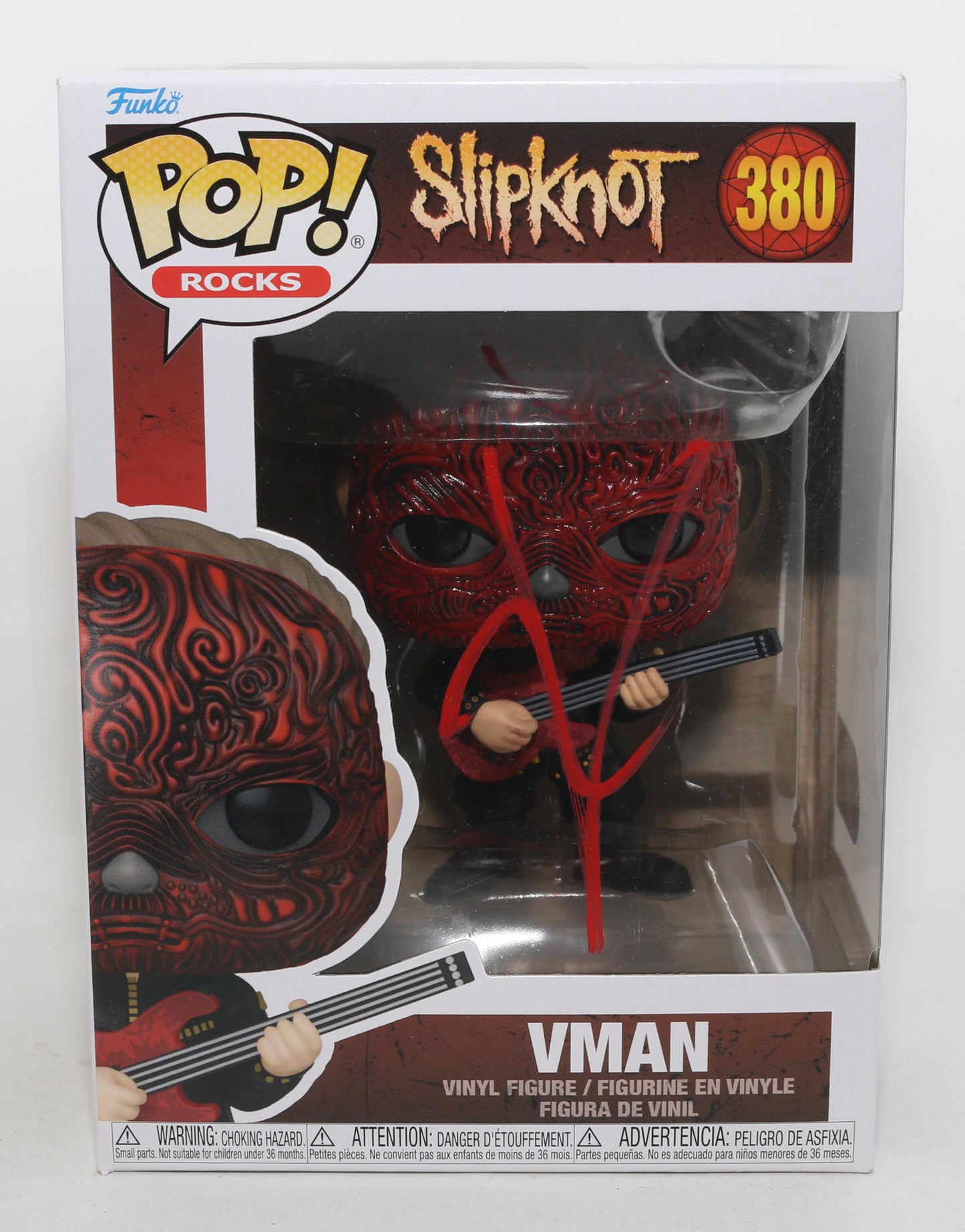 
                  
                    Alessandro Venturella / Vman from Slipknot (SWAU) Signed Funko POP! #380
                  
                