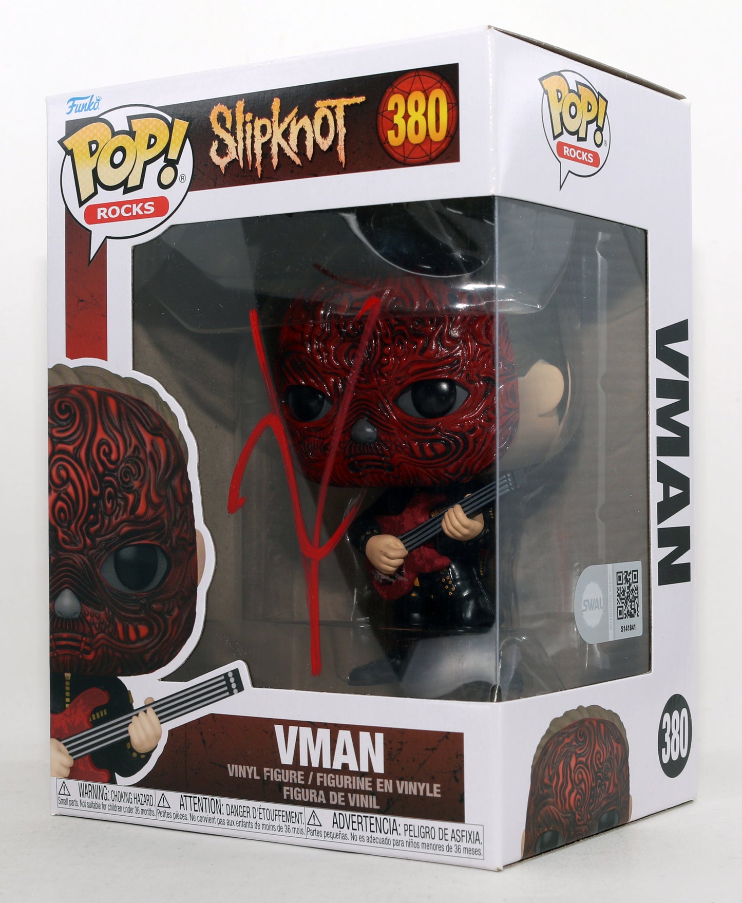 
                  
                    Alessandro Venturella / Vman from Slipknot (SWAU) Signed Funko POP! #380
                  
                
