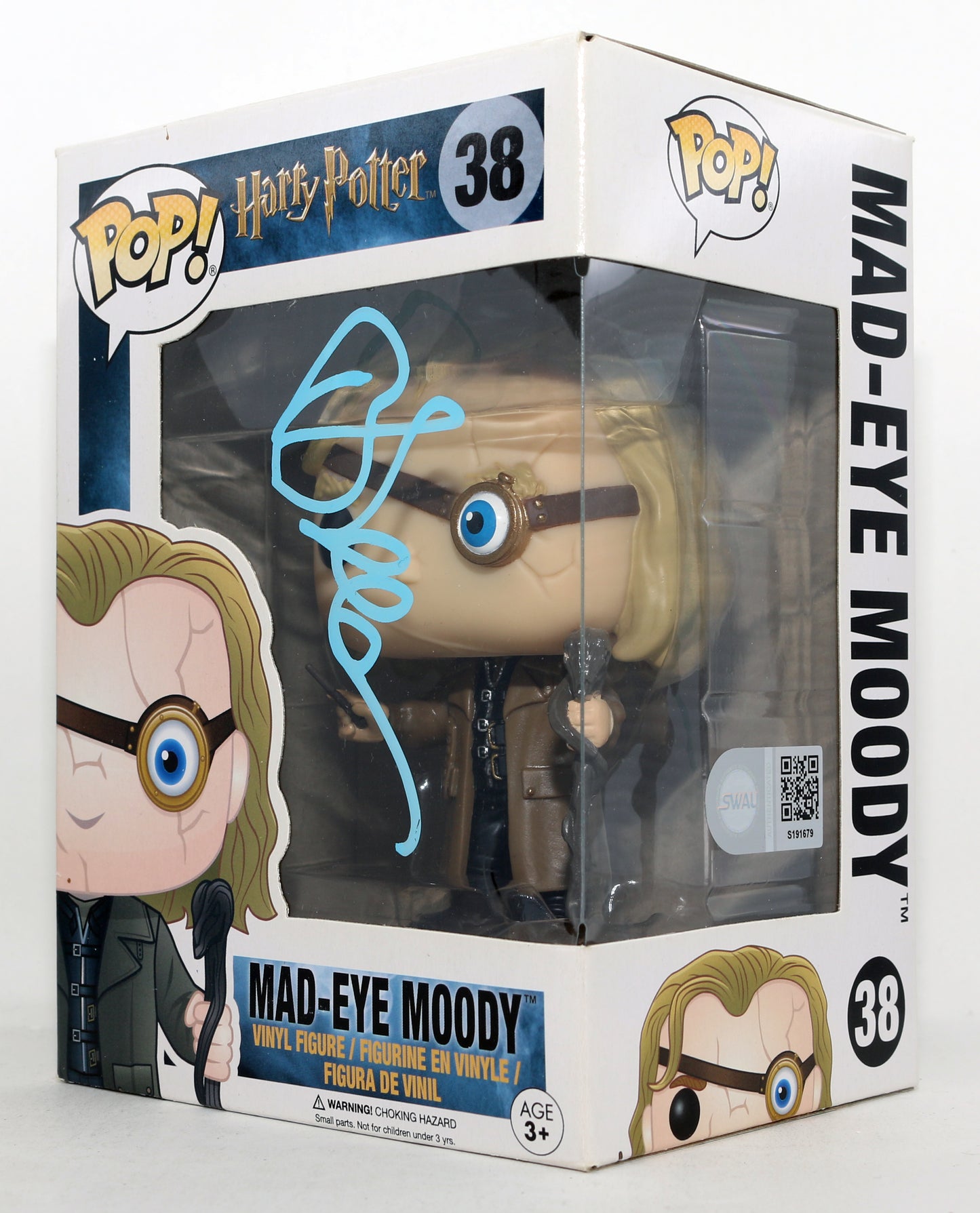 
                  
                    Brendan Gleeson as Mad-Eye Moody in Harry Potter (SWAU) Signed Funko POP! #38
                  
                