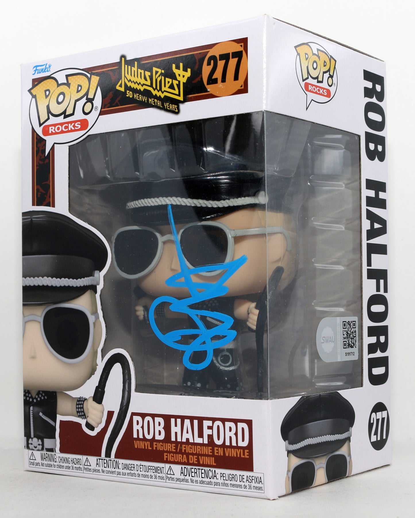
                  
                    Rob Halford from Judas Priest Singer & Songwriter (SWAU) Signed Funko POP! #277
                  
                