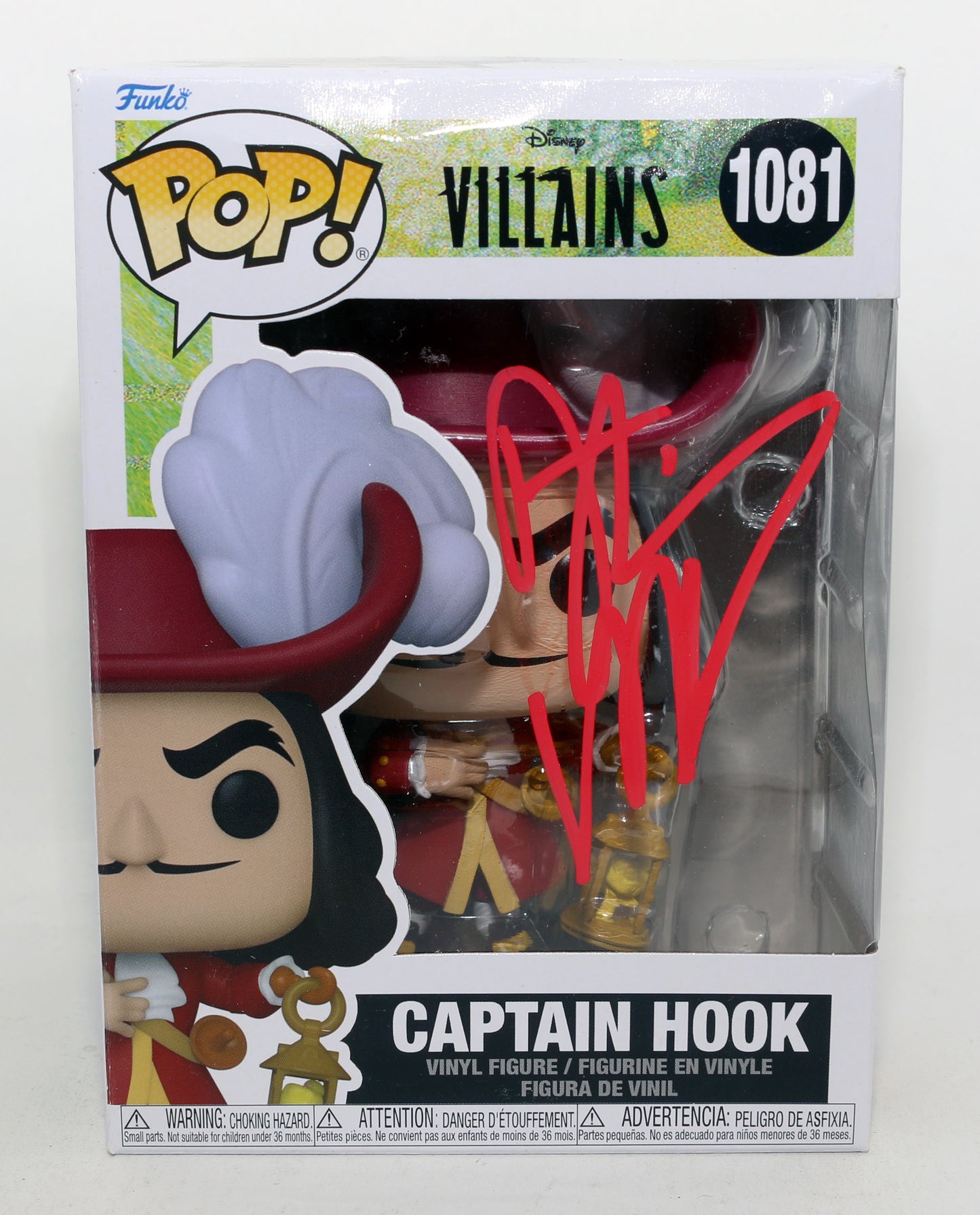 
                  
                    Dustin Hoffman as Captain Hook in Hook (SWAU) Signed Funko POP! #1081
                  
                