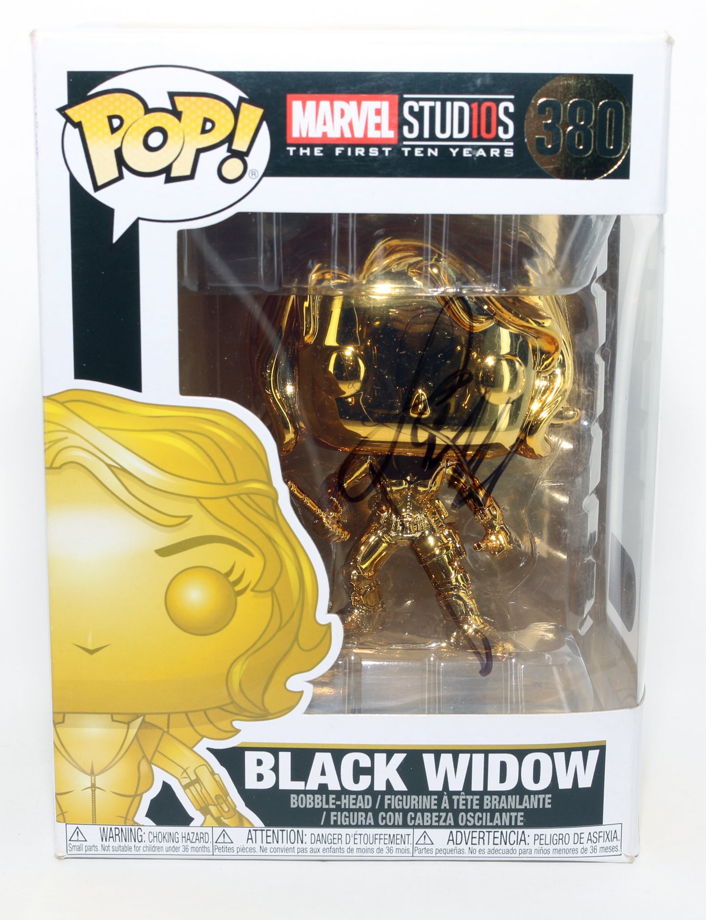 
                  
                    Scarlett Johansson as Natasha Romanoff / Black Widow in The Avengers (SWAU) Signed Funko POP! #380
                  
                