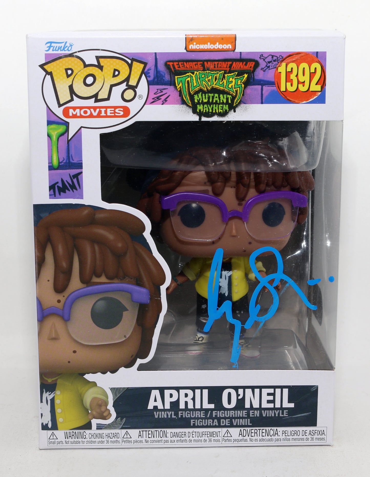 
                  
                    Ayo Edebiri as April O'Neil in Teenage Mutant Ninja Turtles: Mutant Mayhem (SWAU) Signed Funko POP! #1392
                  
                