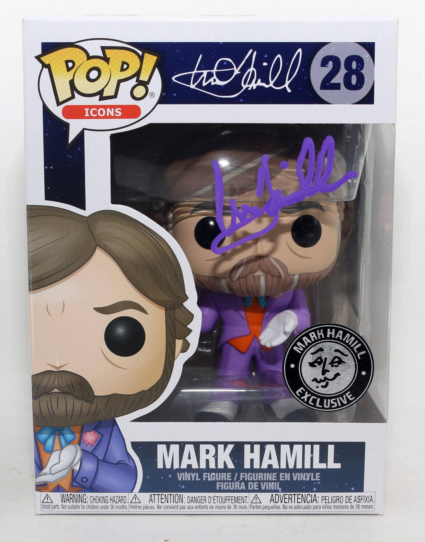 
                  
                    Kevin Conroy as Batman & Mark Hamill as The Joker in Batman: The Animated Series (JSA / Official Pix) Set of 2 Signed Funko POP! #144 & #28 with Character Name
                  
                