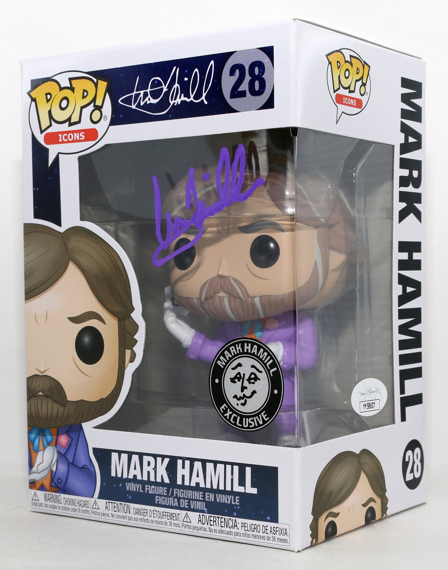 
                  
                    Kevin Conroy as Batman & Mark Hamill as The Joker in Batman: The Animated Series (JSA / Official Pix) Set of 2 Signed Funko POP! #144 & #28 with Character Name
                  
                