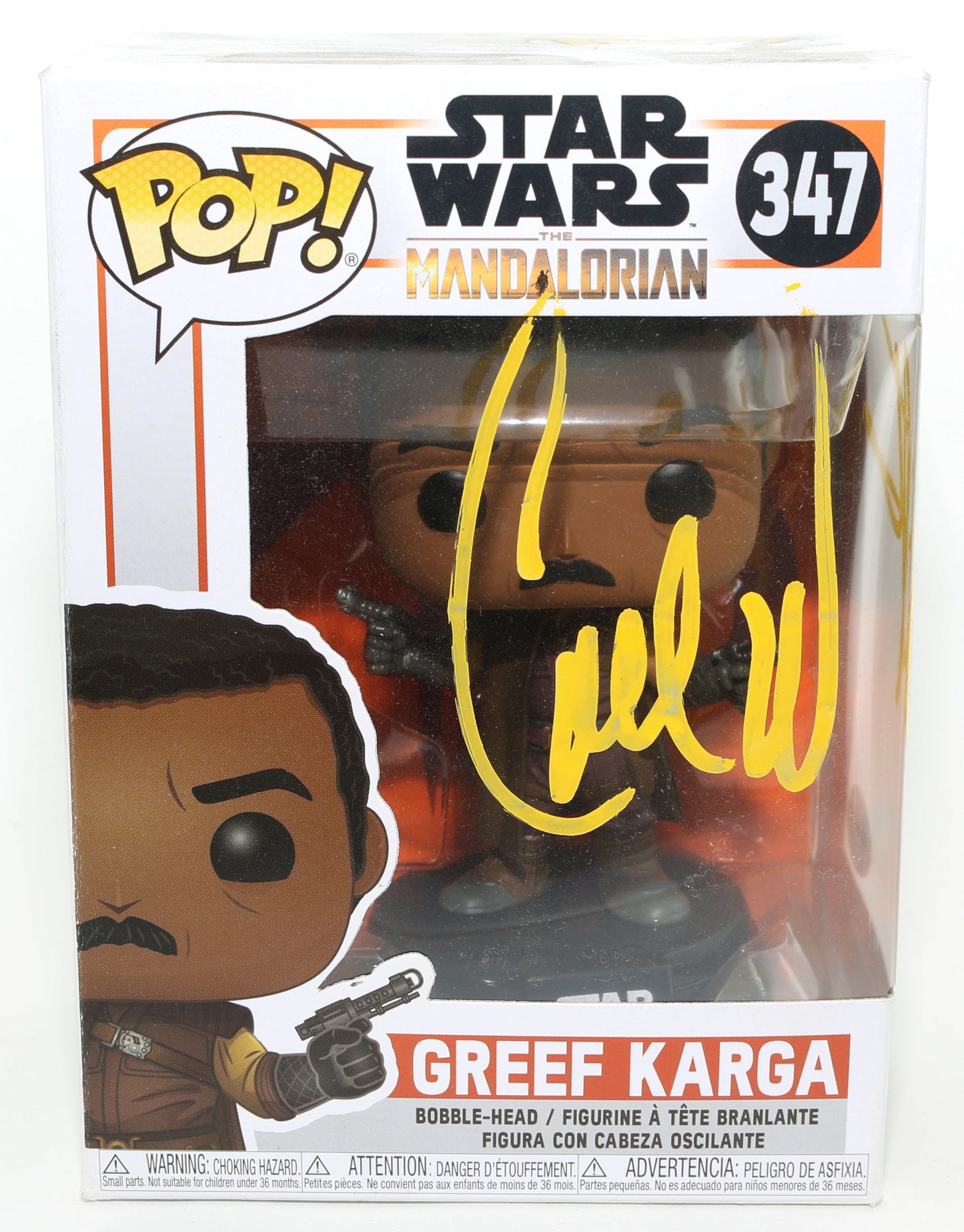 
                  
                    Carl Weathers as Greef Carga in Star Wars: The Mandalorian (Beckett) Signed Funko POP! #347
                  
                