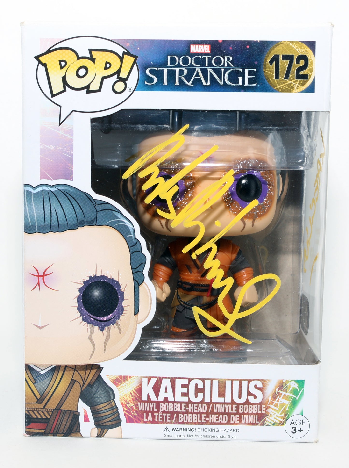 
                  
                    Mads Mikkelsen as Kaecilius in Doctor Strange (SWAU) Signed Funko POP! #172 with Character Name
                  
                