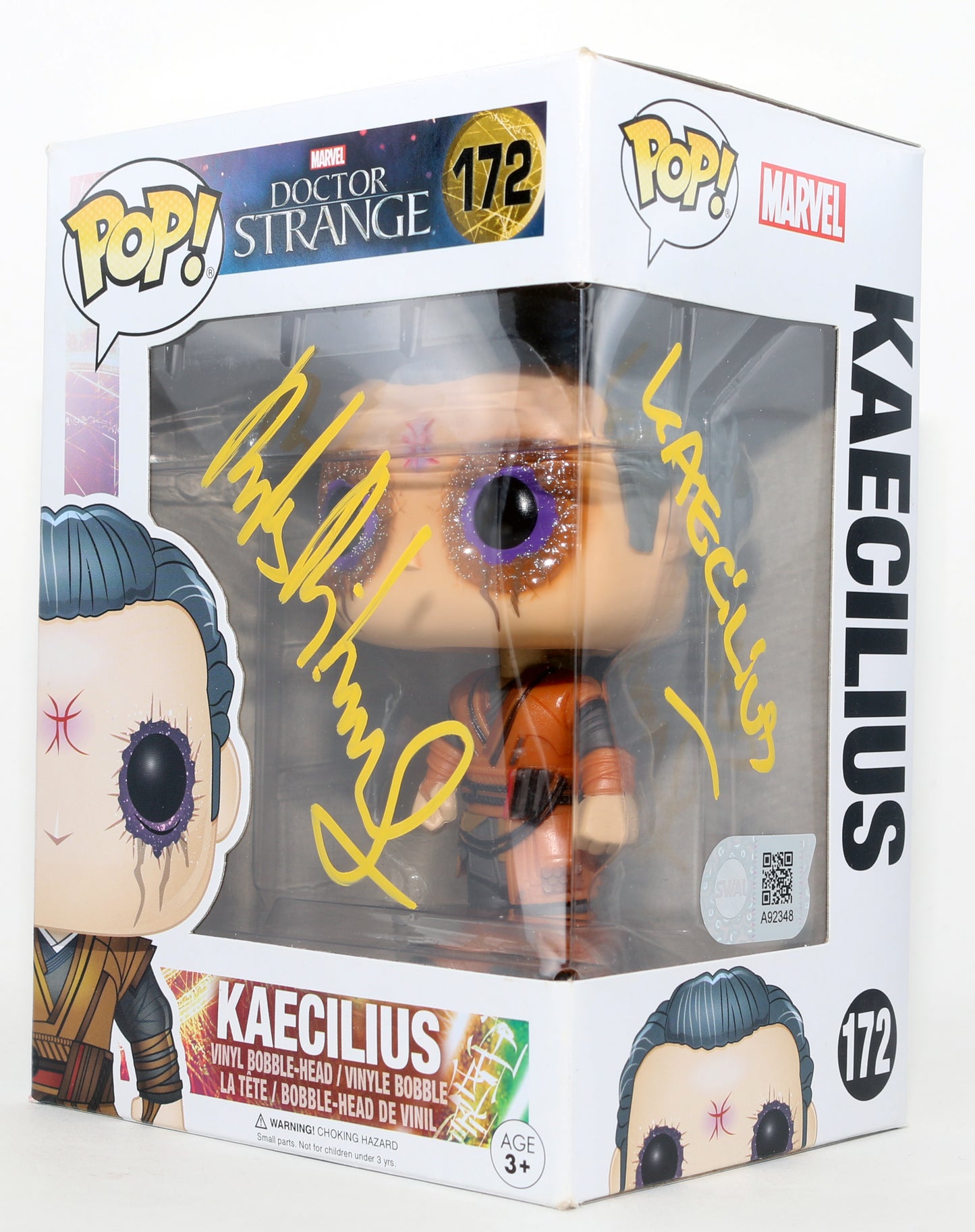 
                  
                    Mads Mikkelsen as Kaecilius in Doctor Strange (SWAU) Signed Funko POP! #172 with Character Name
                  
                