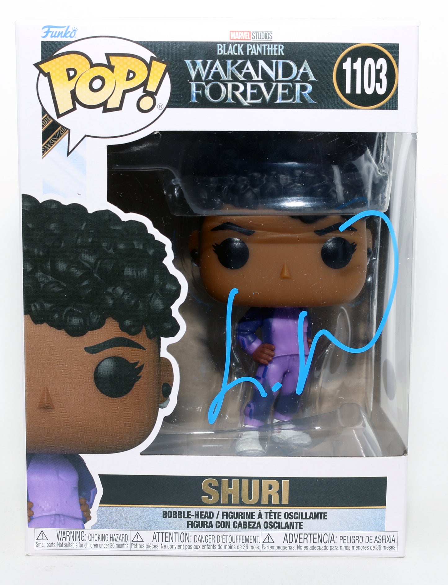 
                  
                    Letitia Wright as Shuri in Black Panther: Wakanda Forever (JSA) Signed Funko POP! #1102
                  
                