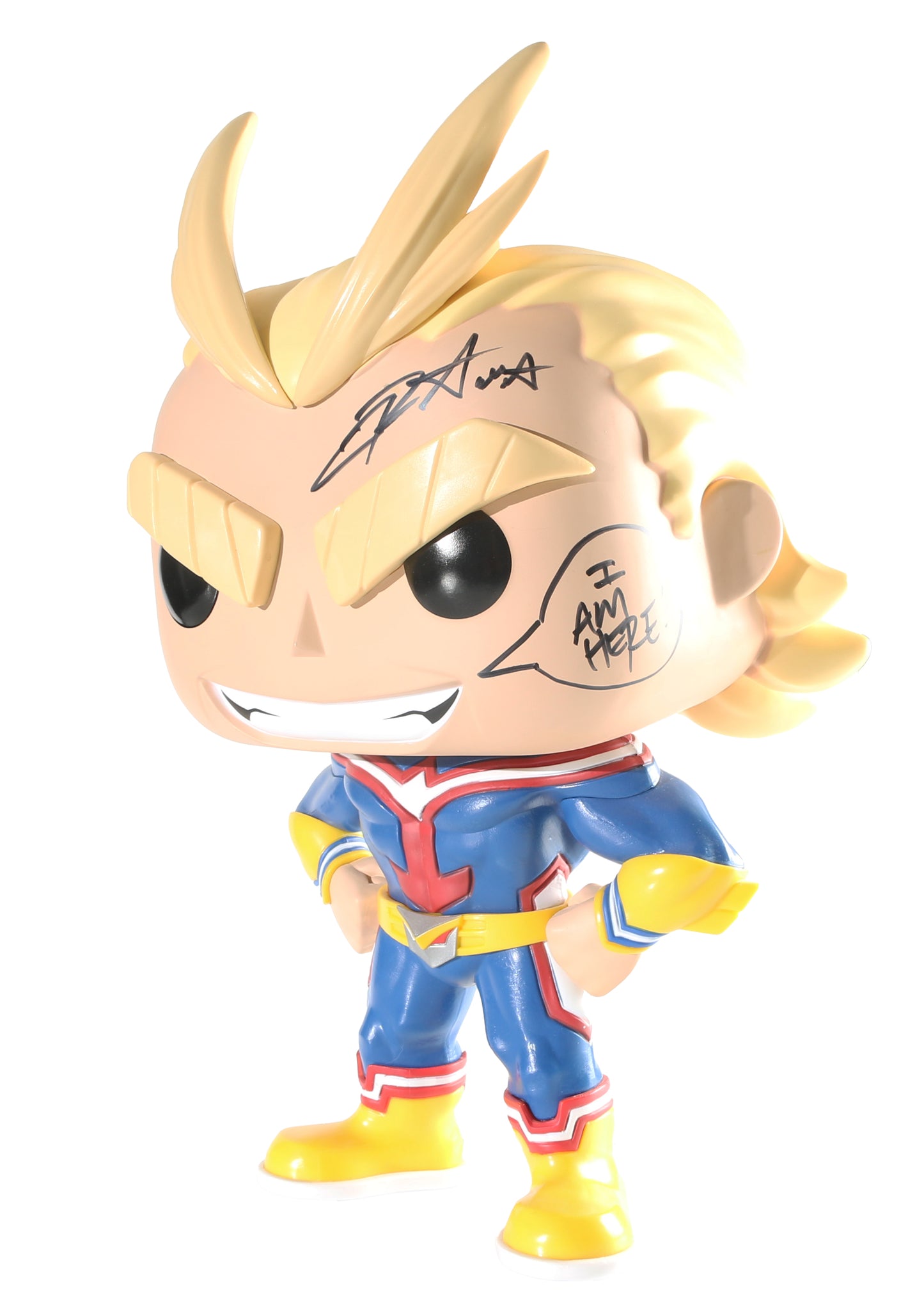 
                  
                    Christopher Sabat as All Might in My Hero Academia Signed Jumbo Funko POP! #1173 with Quote
                  
                
