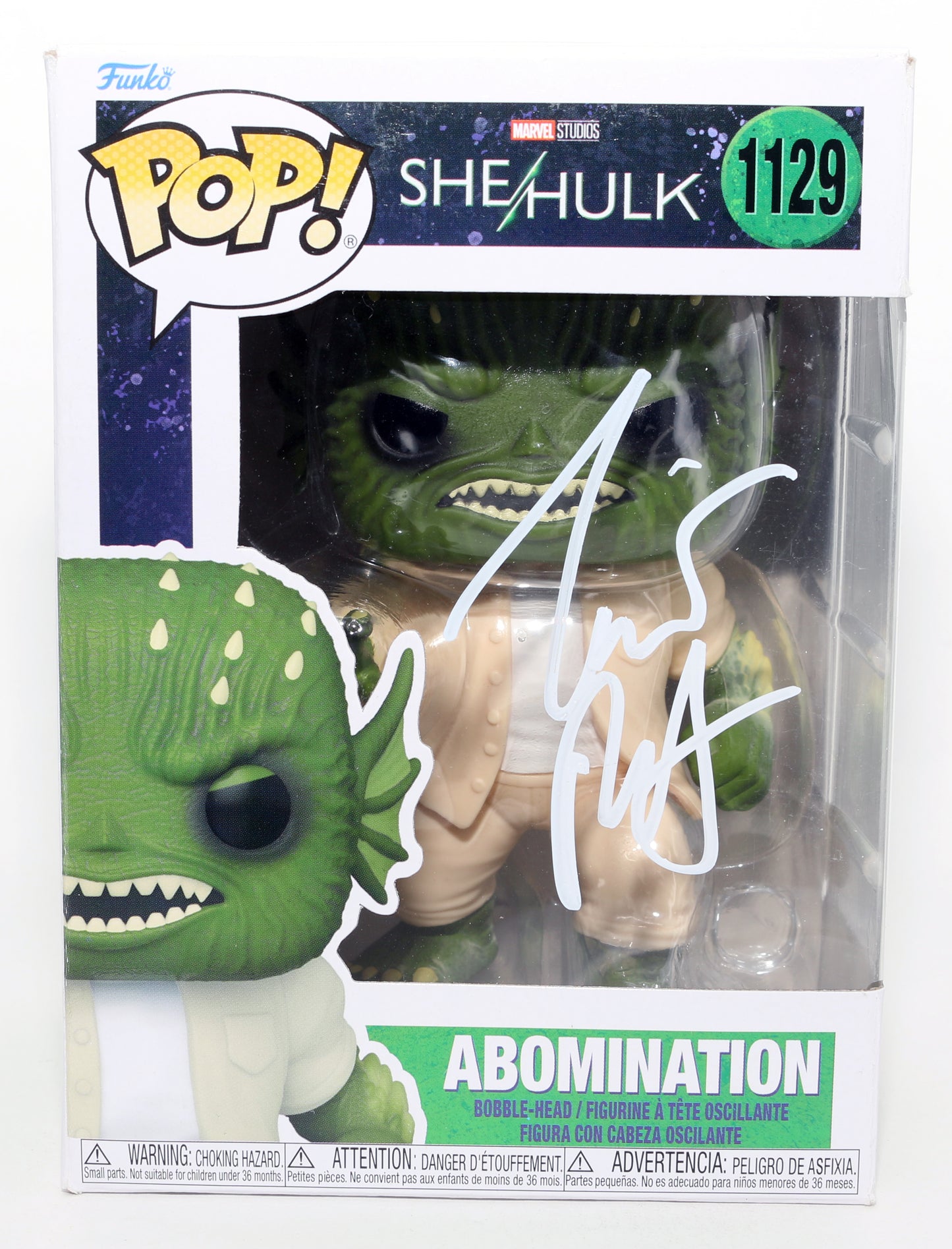 
                  
                    Tim Roth as Abomination in She-Hulk (JSA) Signed Funko POP! #1129
                  
                