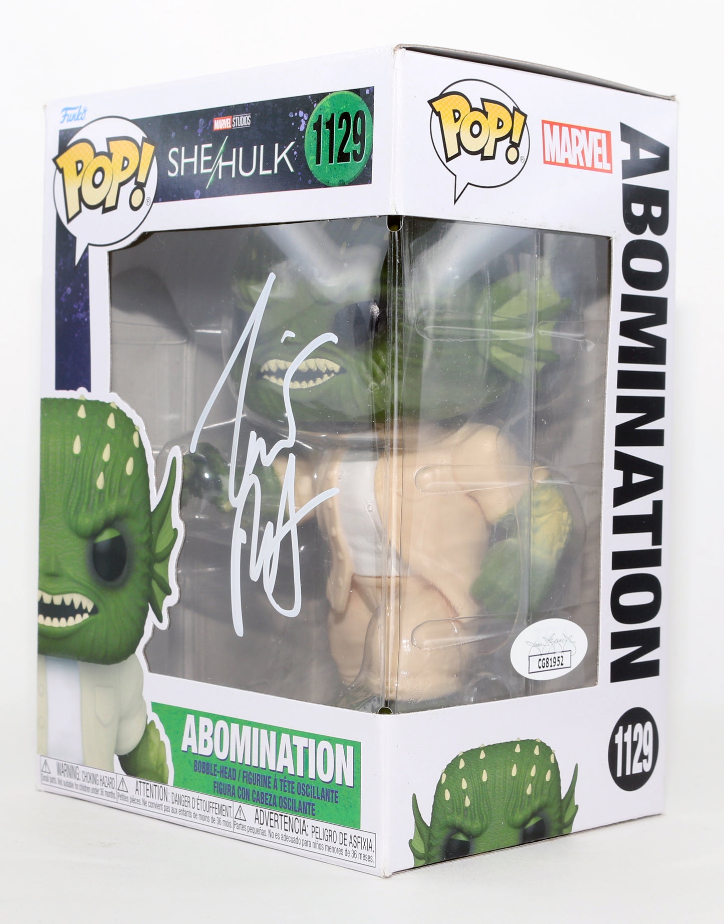 
                  
                    Tim Roth as Abomination in She-Hulk (JSA) Signed Funko POP! #1129
                  
                