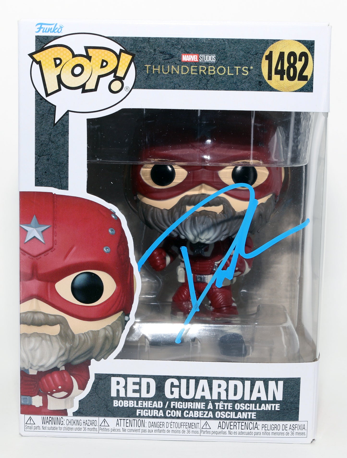 
                  
                    David Harbour as Alexei / Red Guardian in Thunderbolts* / The New Avengers Signed Funko POP! #1482
                  
                