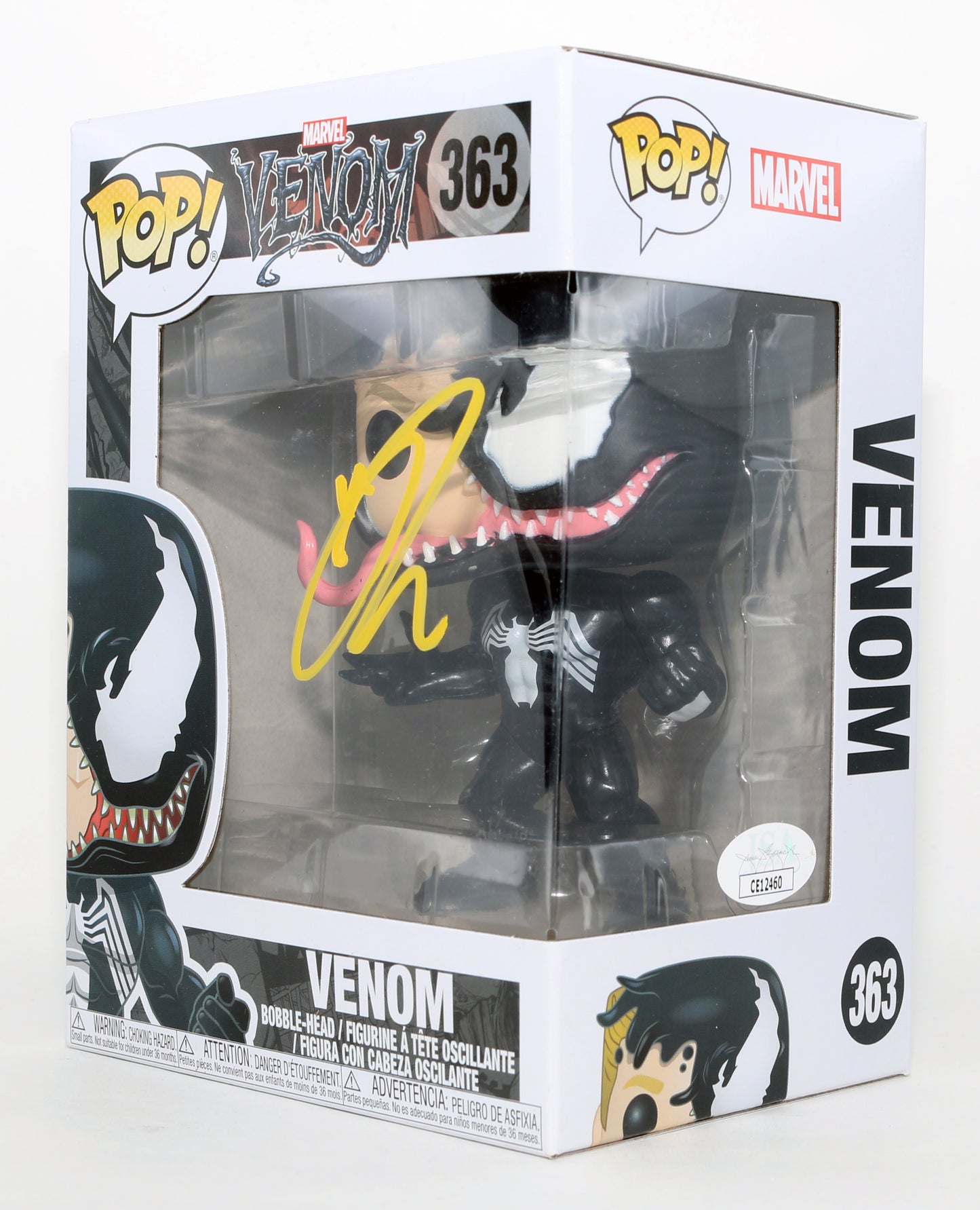 
                  
                    Tom Hardy as Venom in Venom (JSA) Signed Funko POP! #363
                  
                