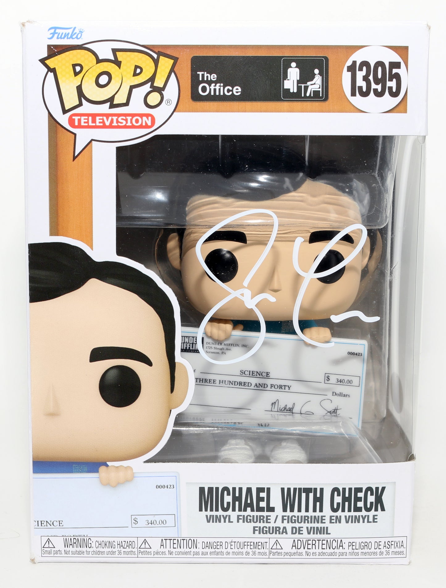 
                  
                    Steve Carell as Michael Scott in The Office (JSA) Signed Funko POP! #1395
                  
                