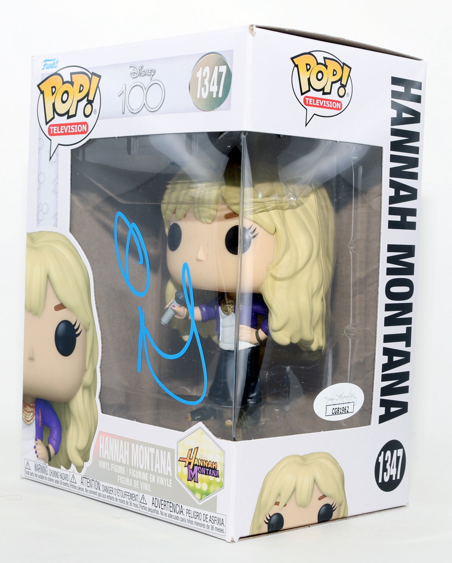 
                  
                    Miley Cyrus as Hannah Montana in Disney's Hannah Montana (JSA) Signed Funko POP! #1347
                  
                