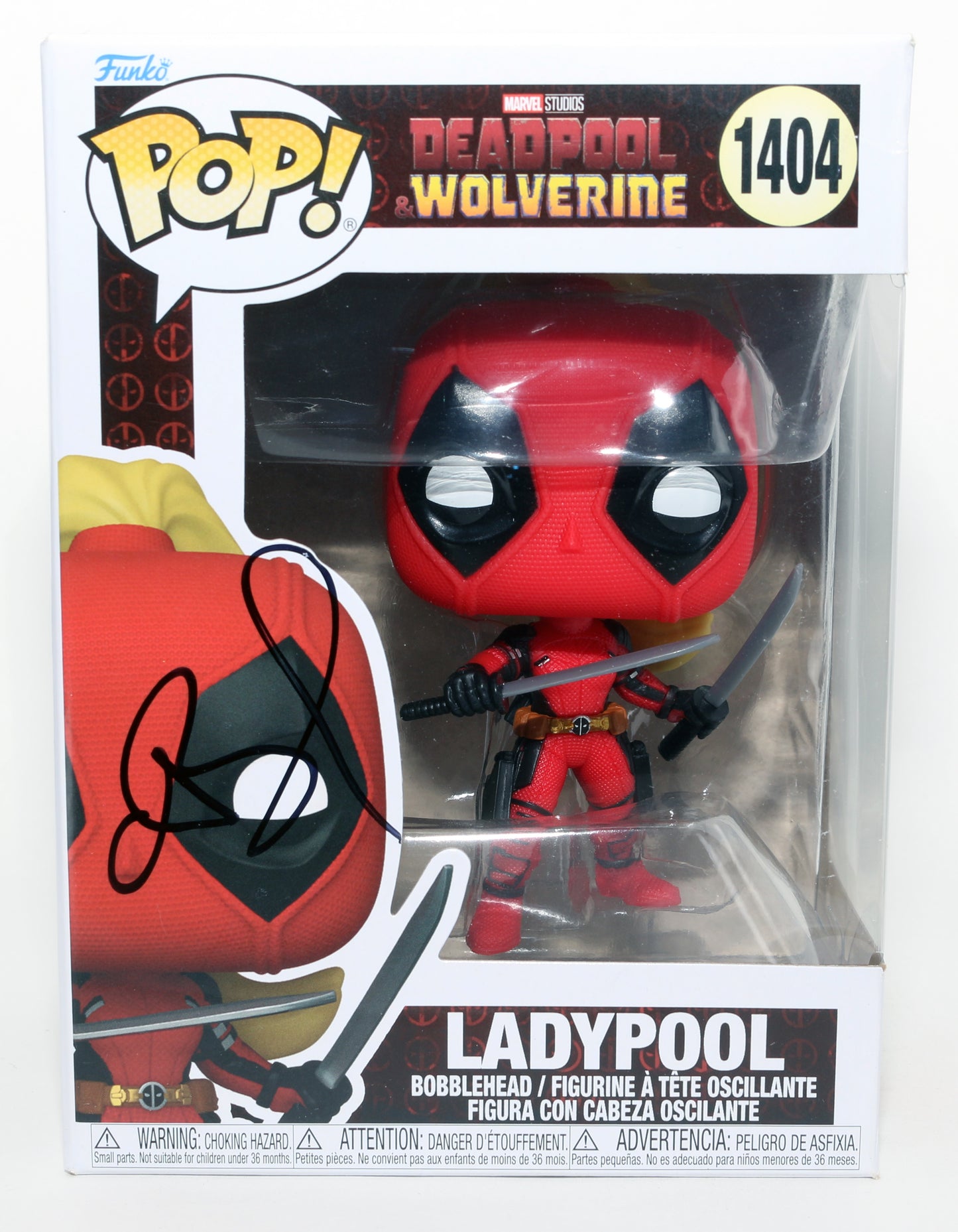 
                  
                    Blake Lively as Ladypool in Deadpool & Wolverine (JSA) Signed Funko POP! #1404
                  
                