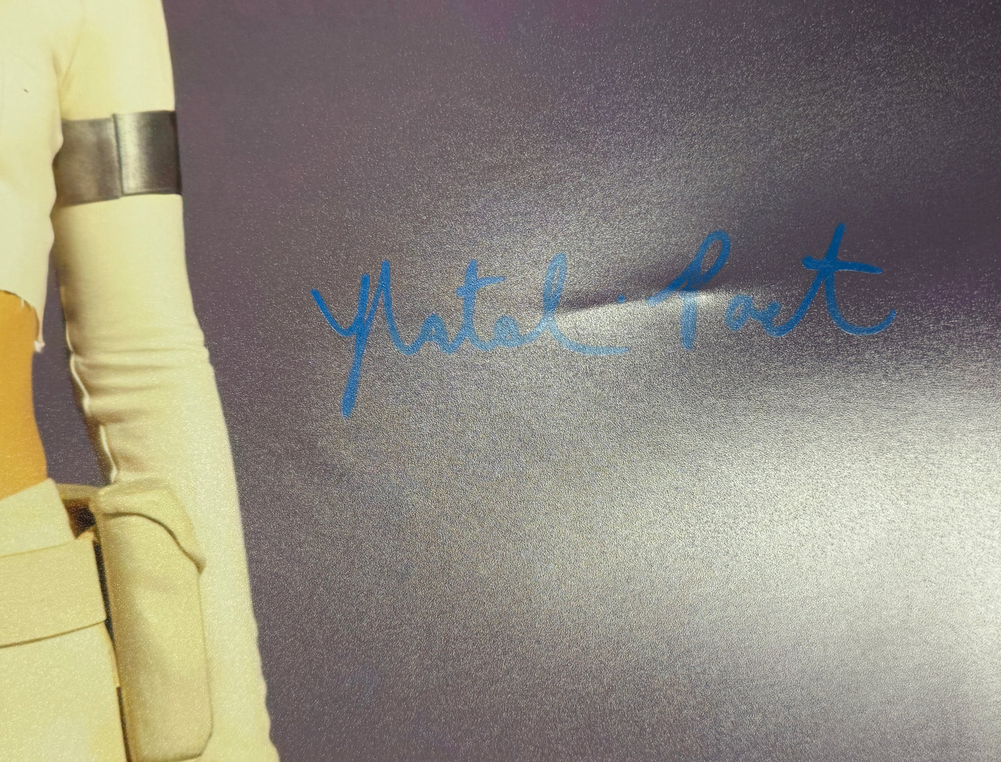 
                  
                    Natalie Portman as Padme Amidala in Star Wars Episode II: Attack of the Clones (SWAU) Signed 16x20 Photo
                  
                