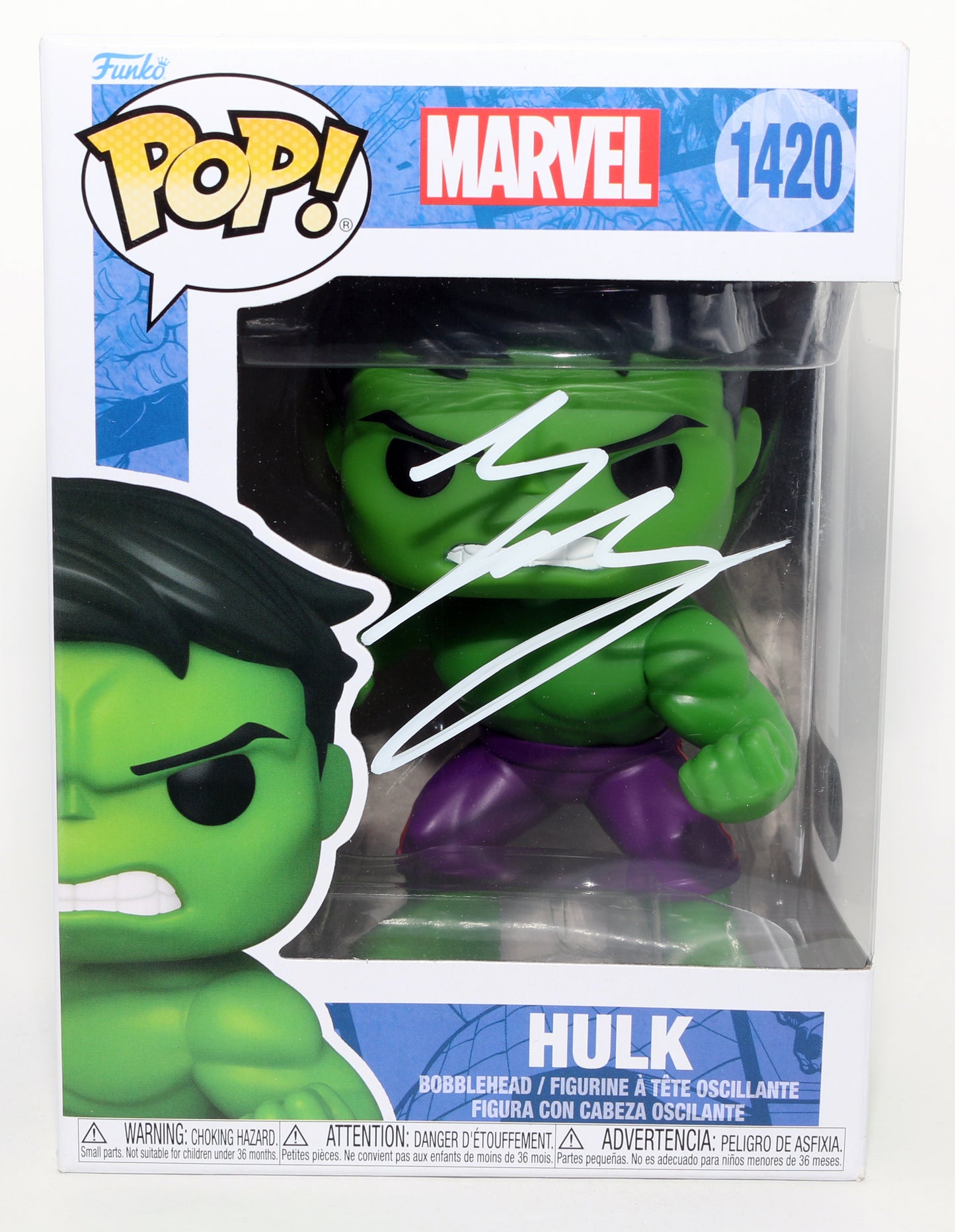
                  
                    Eric Bana as Hulk in Hulk (SWAU) Signed Funko POP! #1420
                  
                