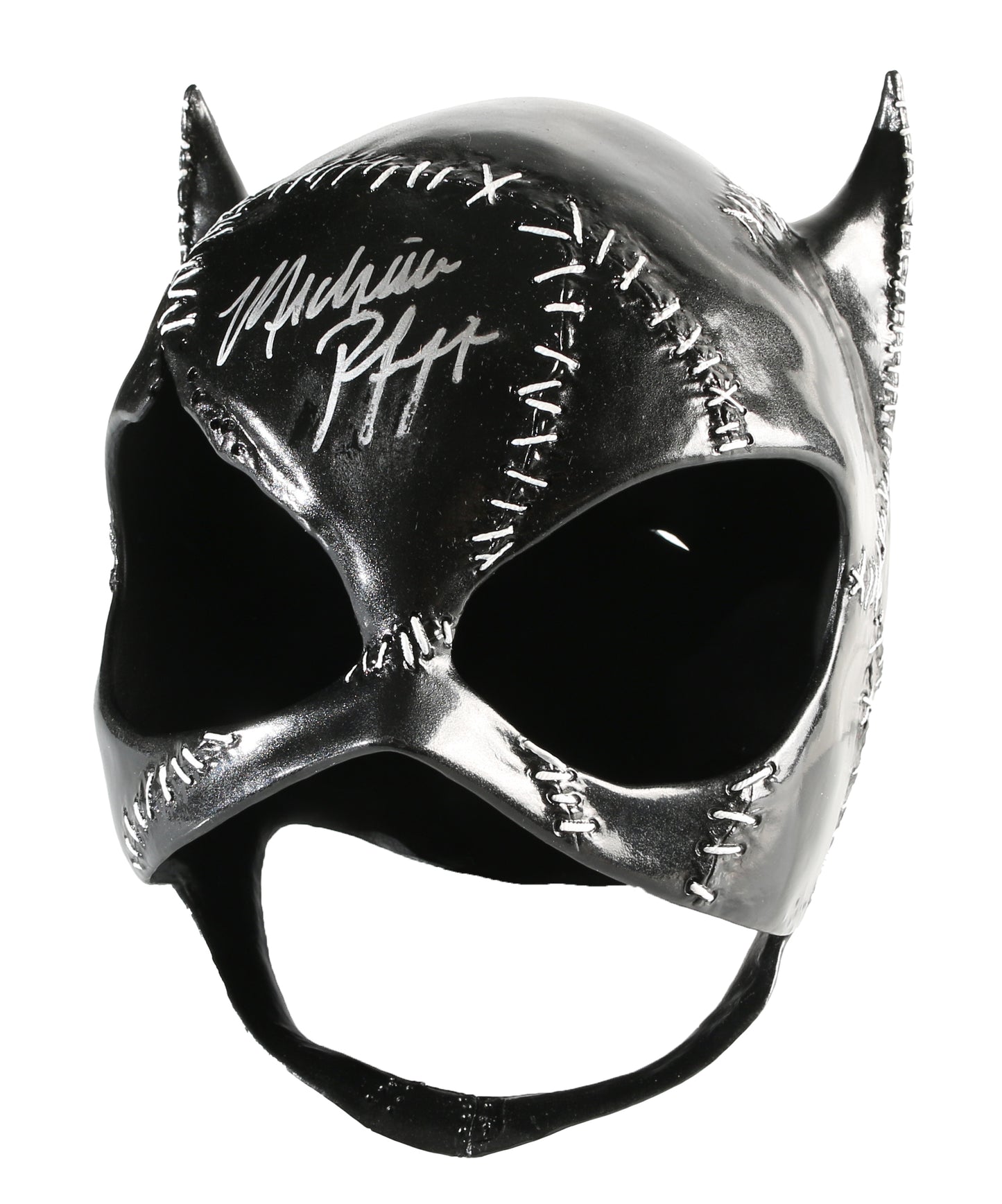 
                  
                    Michelle Pfeiffer as Catwoman in Tim Burton's Batman Returns Signed Prop Replica Mask
                  
                