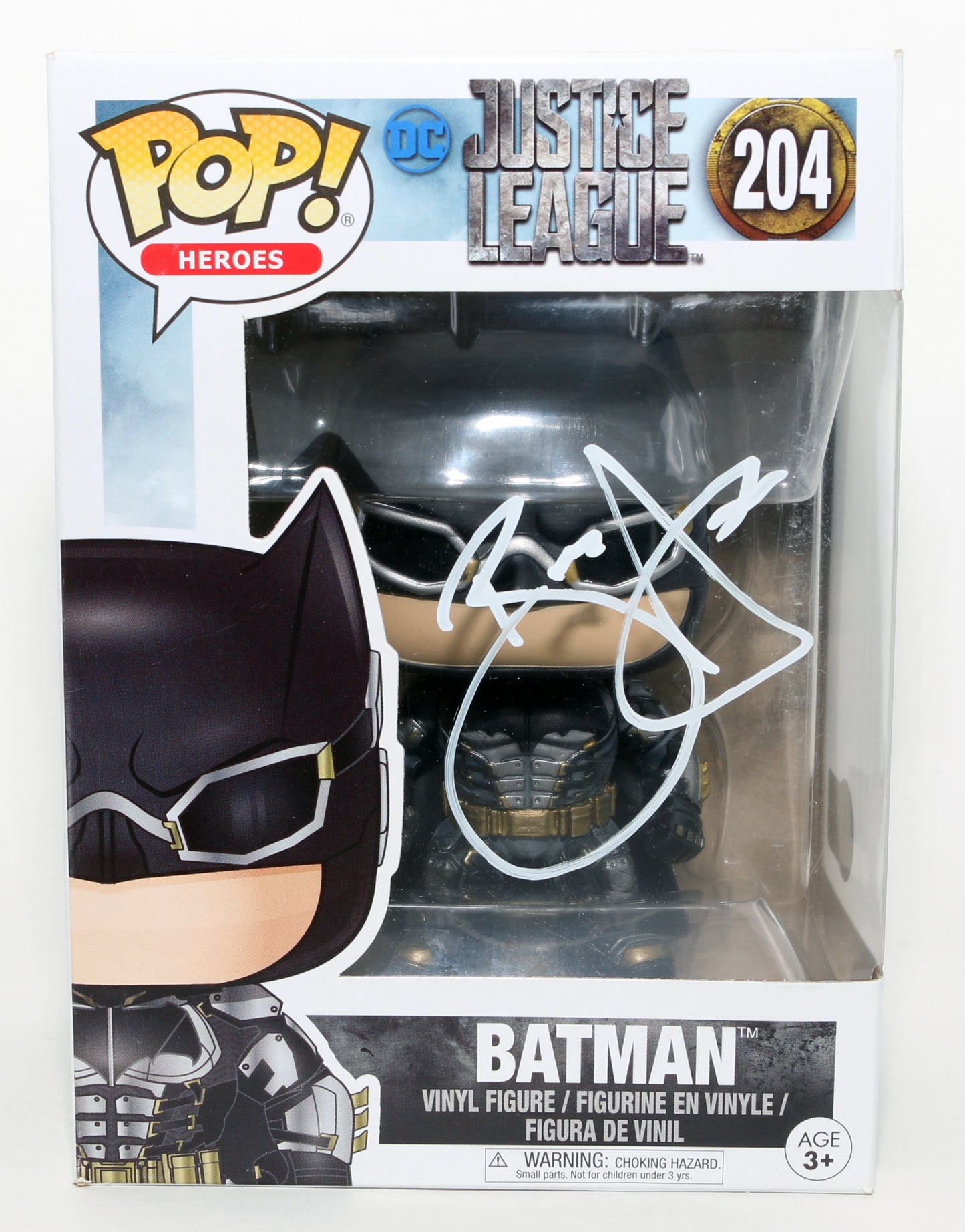 
                  
                    Ben Affleck as Batman in Justice League (Beckett) Signed Funko POP! #204
                  
                