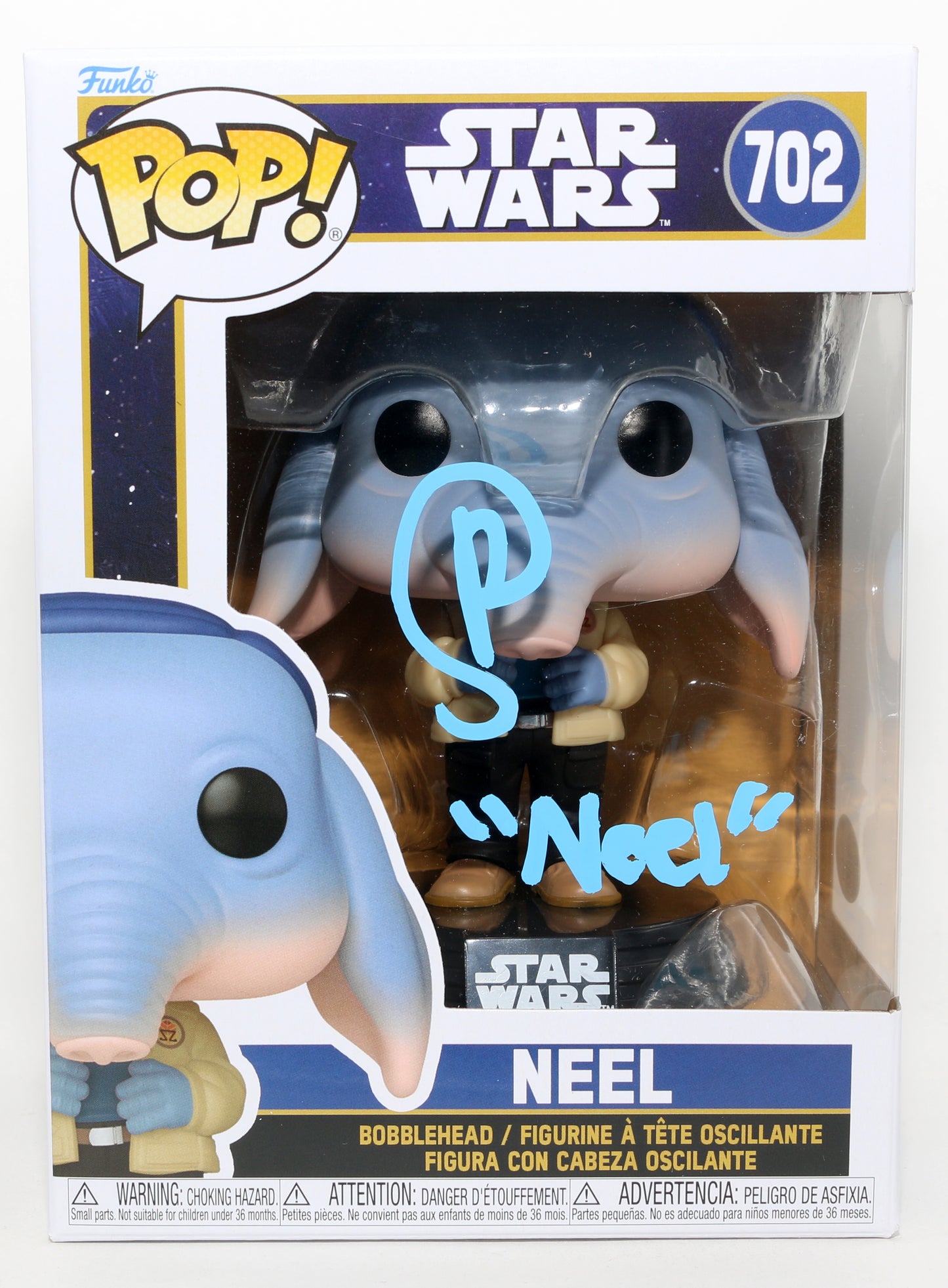
                  
                    Robert Timothy Smith as Neel in Star Wars: Skeleton Crew (JSA) Signed Funko POP! #702 with Character Name
                  
                