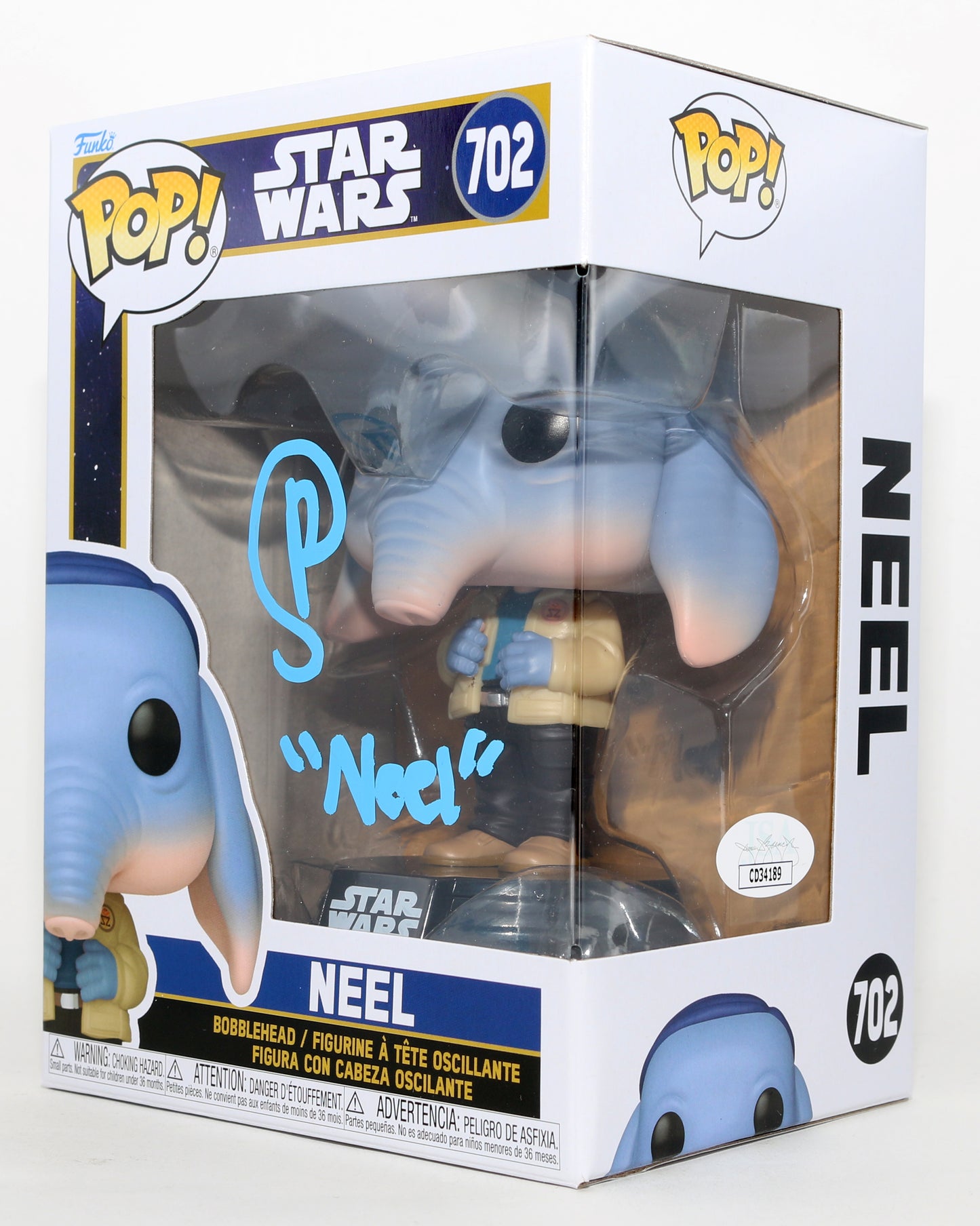 
                  
                    Robert Timothy Smith as Neel in Star Wars: Skeleton Crew (JSA) Signed Funko POP! #702 with Character Name
                  
                