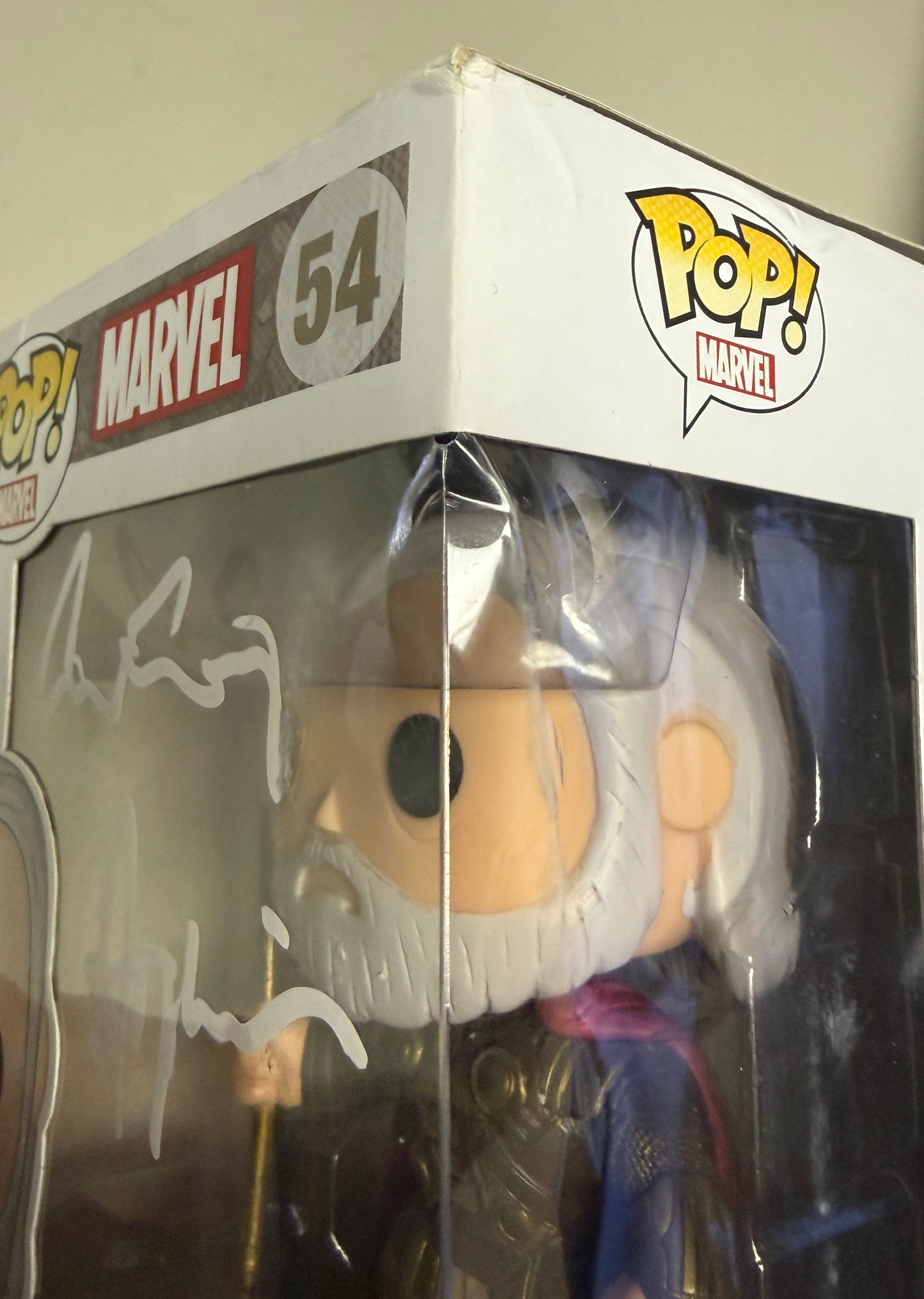 
                  
                    Anthony Hopkins as Odin in Thor (SWAU) Signed Funko POP! #54
                  
                