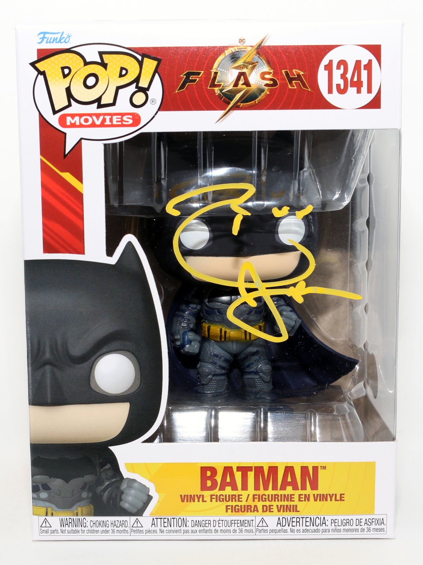 
                  
                    Ben Affleck as Batman in The Flash (Beckett) Signed Funko POP! #1341
                  
                