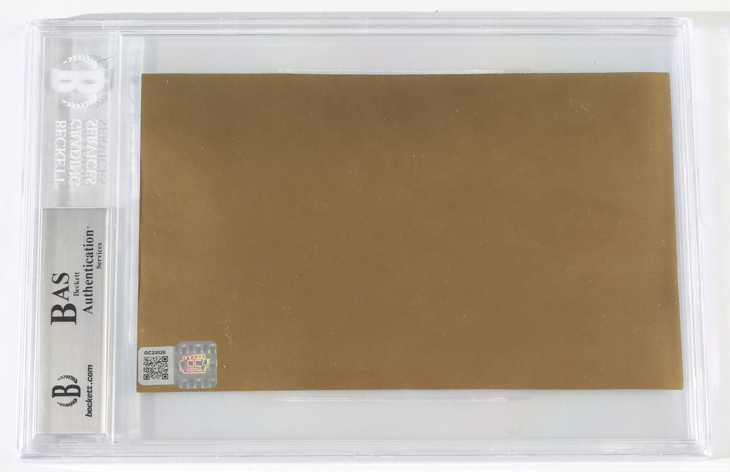 
                  
                    Willy Wonka & the Chocolate Factory Prop Replica Golden Ticket (Beckett Slabbed) Cast Signed by Gene Wilder and All Five Kids: Peter Ostrum, Denise Nickerson, Paris Themmen, Michael Bollner, & Julie Dawn Cole with Character Names
                  
                