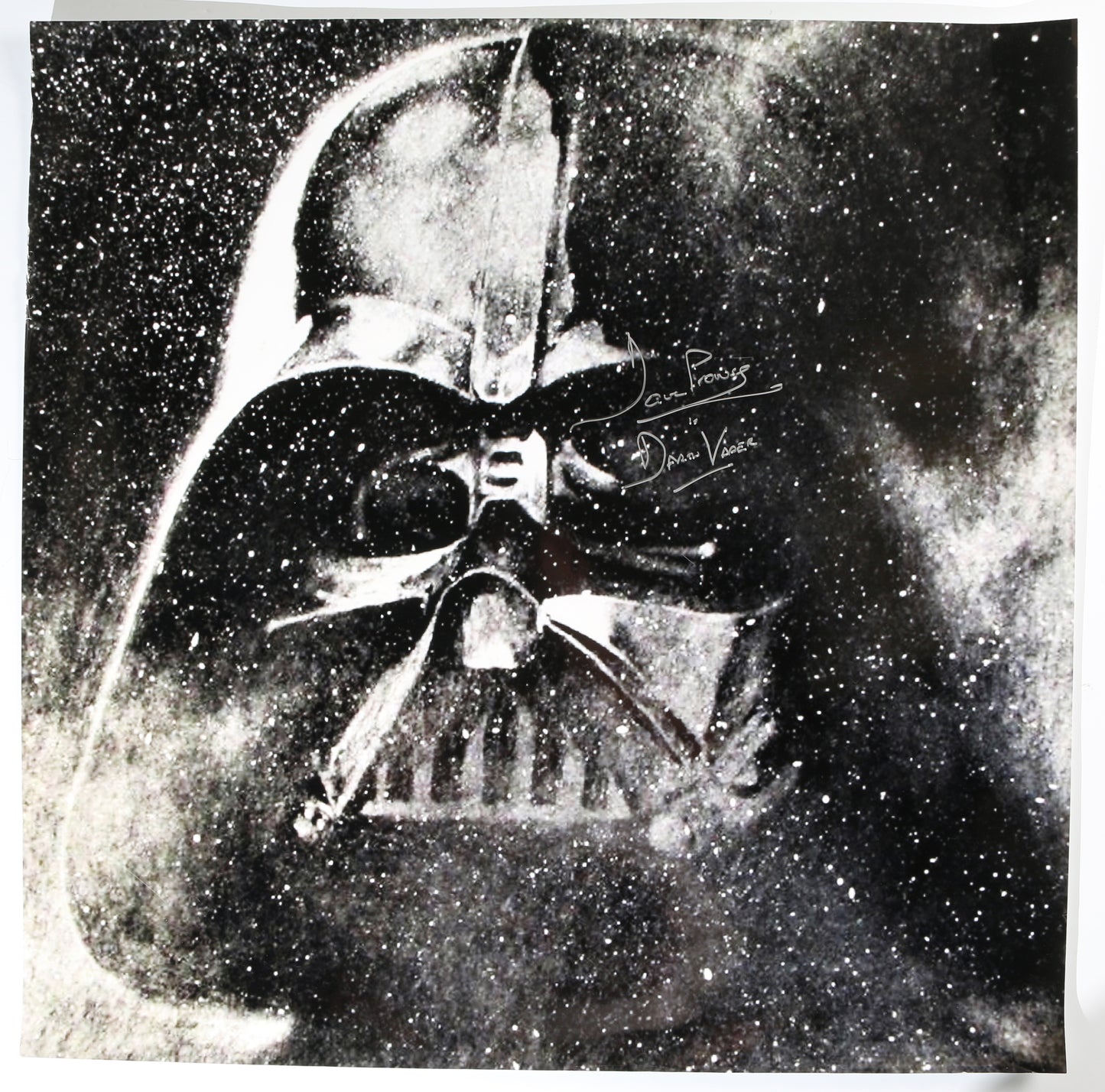 
                  
                    Dave Prowse as Darth Vader in Star Wars: A New Hope Signed 24x24 Poster With Character Name
                  
                