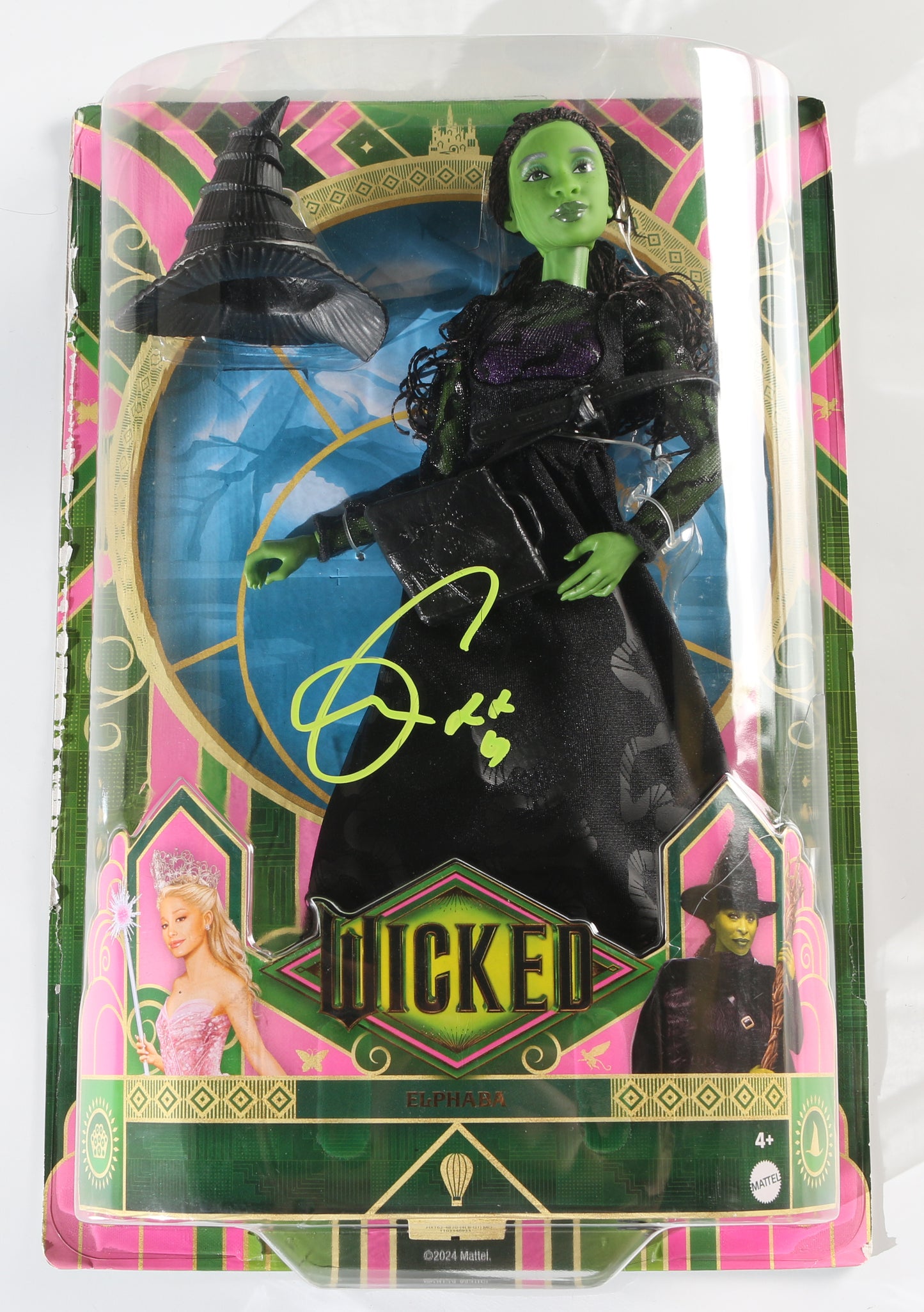
                  
                    Cynthia Erivo as Elphaba in Wicked Signed Mattel Action Figure Doll
                  
                