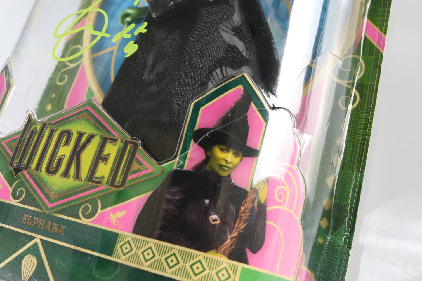 
                  
                    Cynthia Erivo as Elphaba in Wicked Signed Mattel Action Figure Doll
                  
                