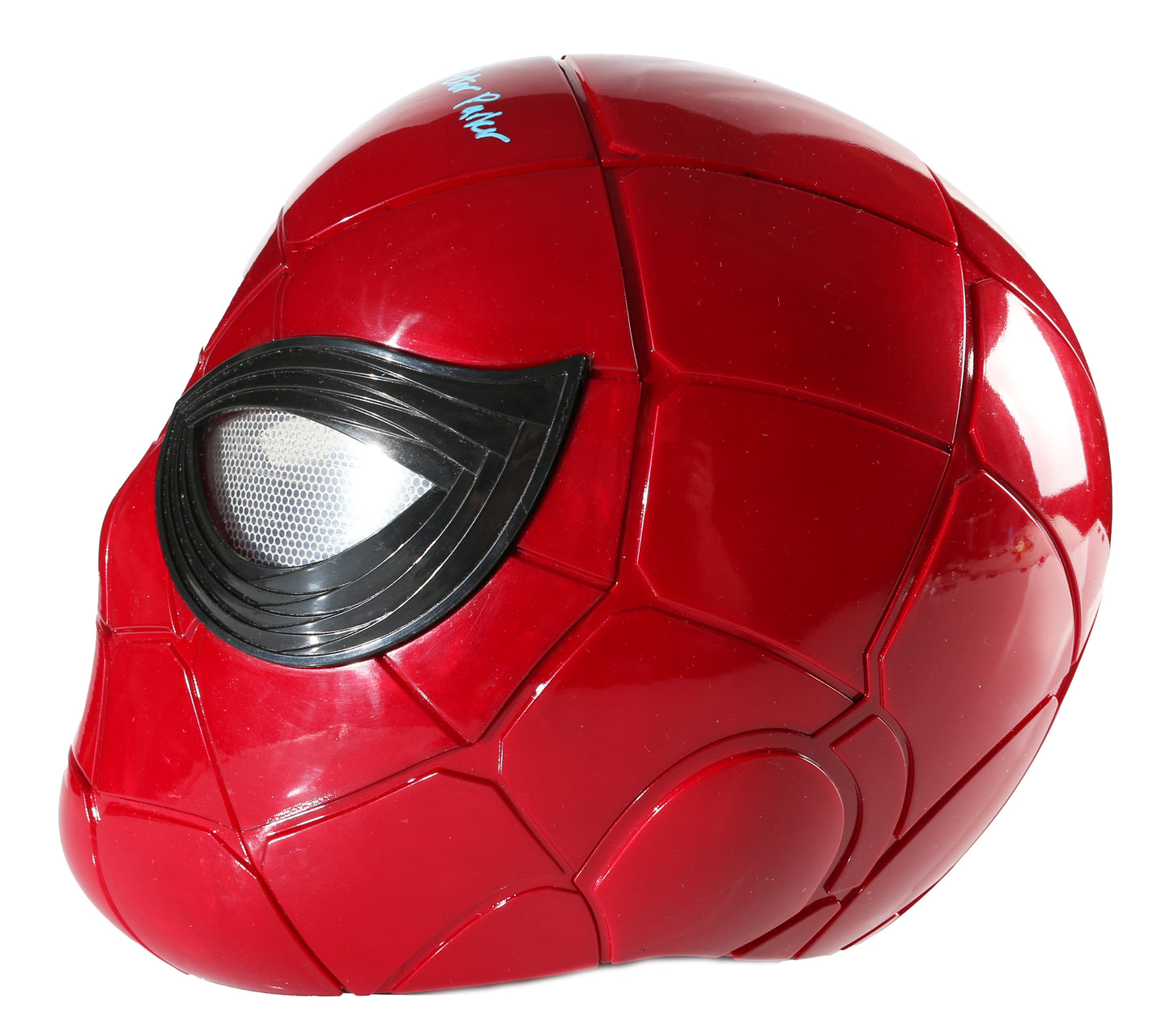 
                  
                    Tom Holland as Iron Spider-Man in Avengers: Infinity War (SWAU) Signed Hasbro Legends Series Prop Replica Helmet with Character Name
                  
                