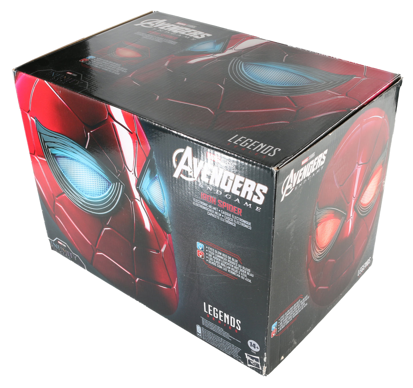 
                  
                    Tom Holland as Iron Spider-Man in Avengers: Infinity War (SWAU) Signed Hasbro Legends Series Prop Replica Helmet with Character Name
                  
                