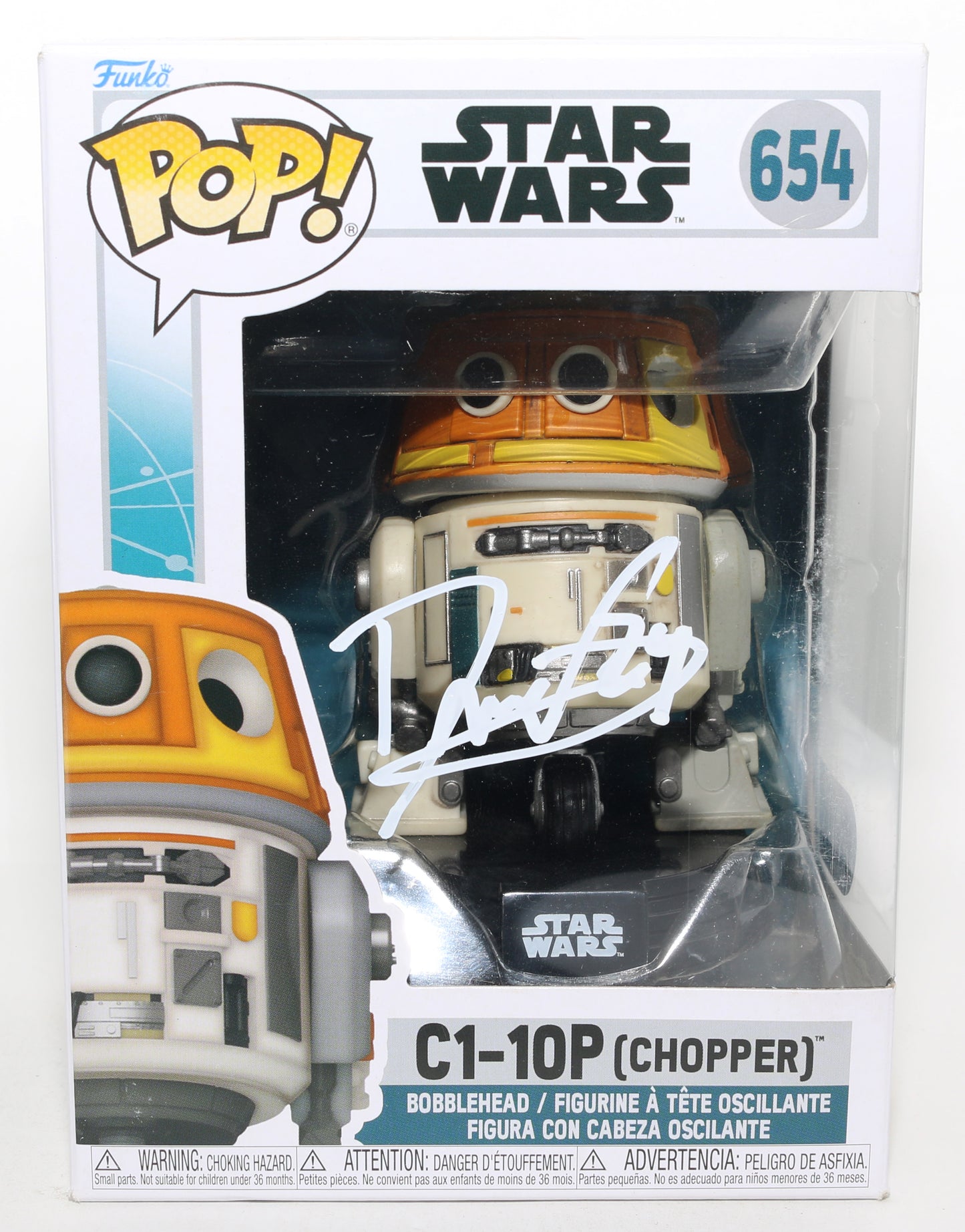 
                  
                    Dave Filoni as Chopper / Creator of Star Wars: Rebels (SWAU) Signed Funko POP! #133
                  
                