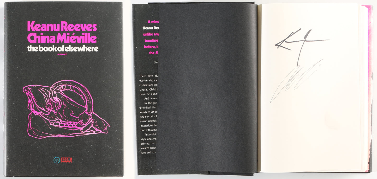 
                  
                    The Book of Elsewhere Hardcover Book Signed by The Matrix & John Wick Actor / Author: Keanu Reeves & Author: China Miéville
                  
                