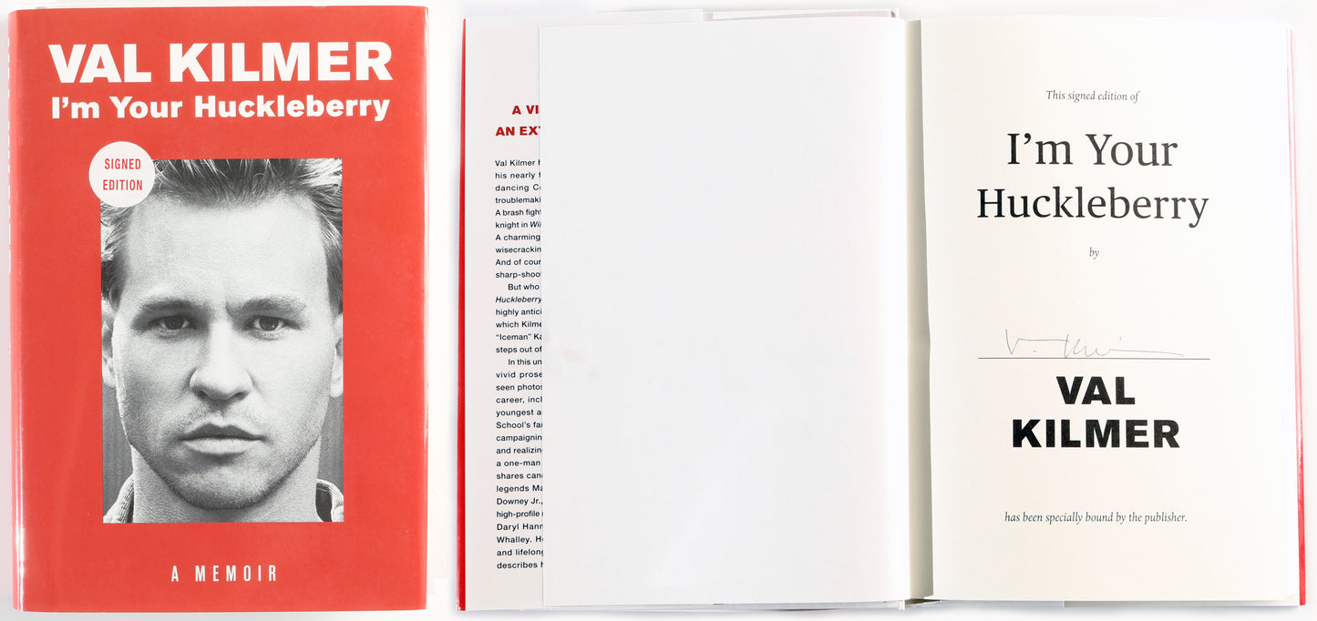 
                  
                    I'm Your Huckleberry Hardcover Book Signed by Top Gun & Batman Forever Actor / Author: Val Kilmer
                  
                