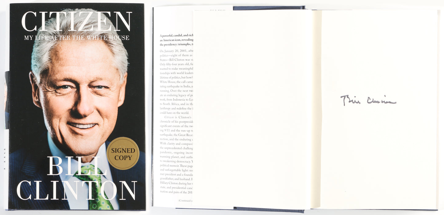 
                  
                    Citizen Hardcover Book Signed by President / Author: Bill Clinton
                  
                