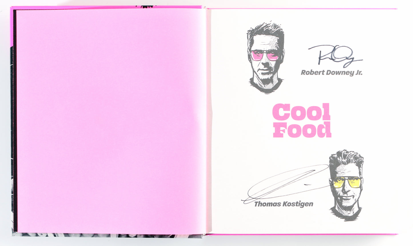 
                  
                    Cool Food Hardcover Book Signed by Iron Man Actor / Author: Robert Downey Jr. & Author: Thomas Kostigen
                  
                