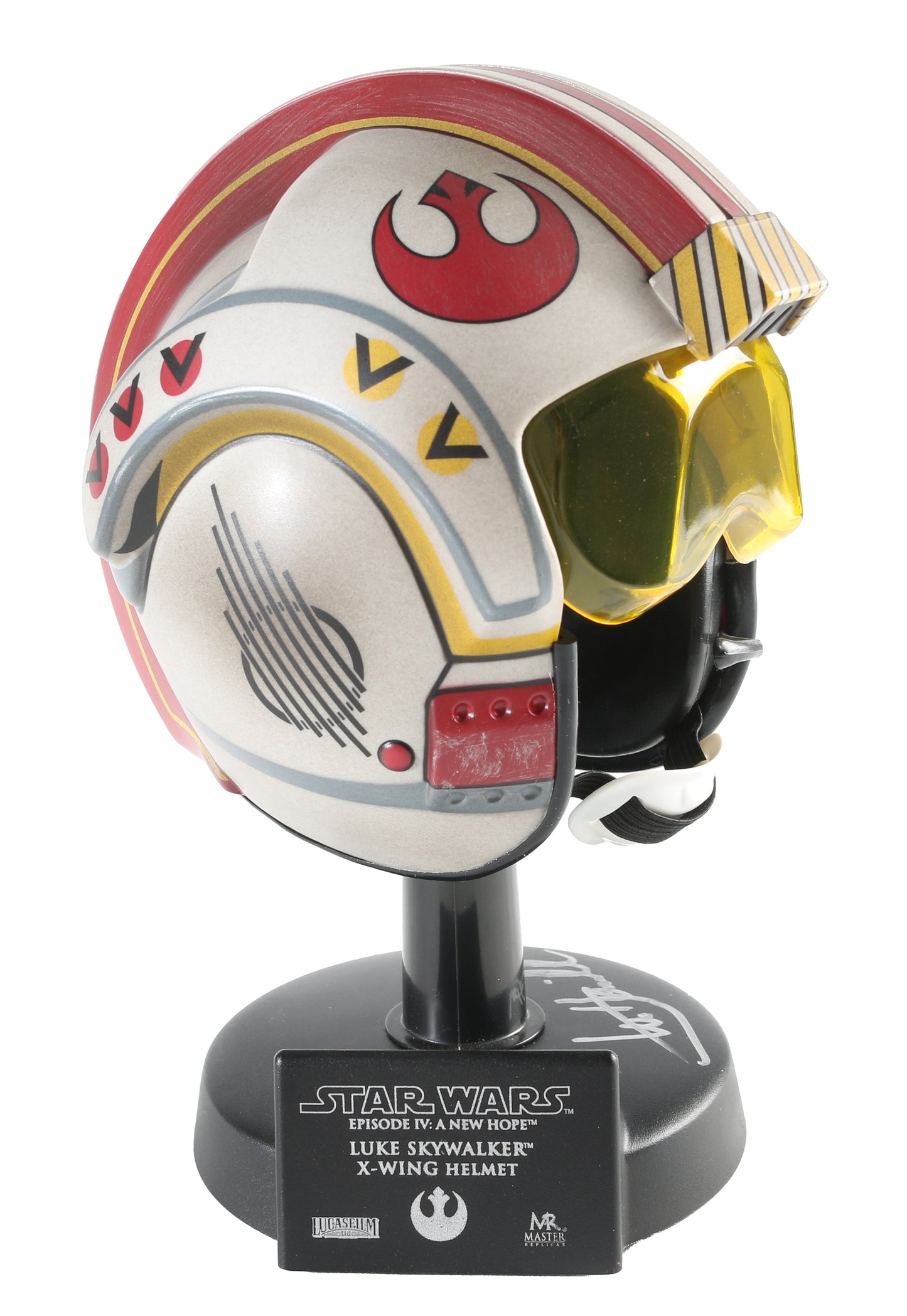 
                  
                    Mark Hamill as Luke Skywalker in Star Wars: A New Hope Master Replicas Scaled Prop Replica Mini Helmet
                  
                